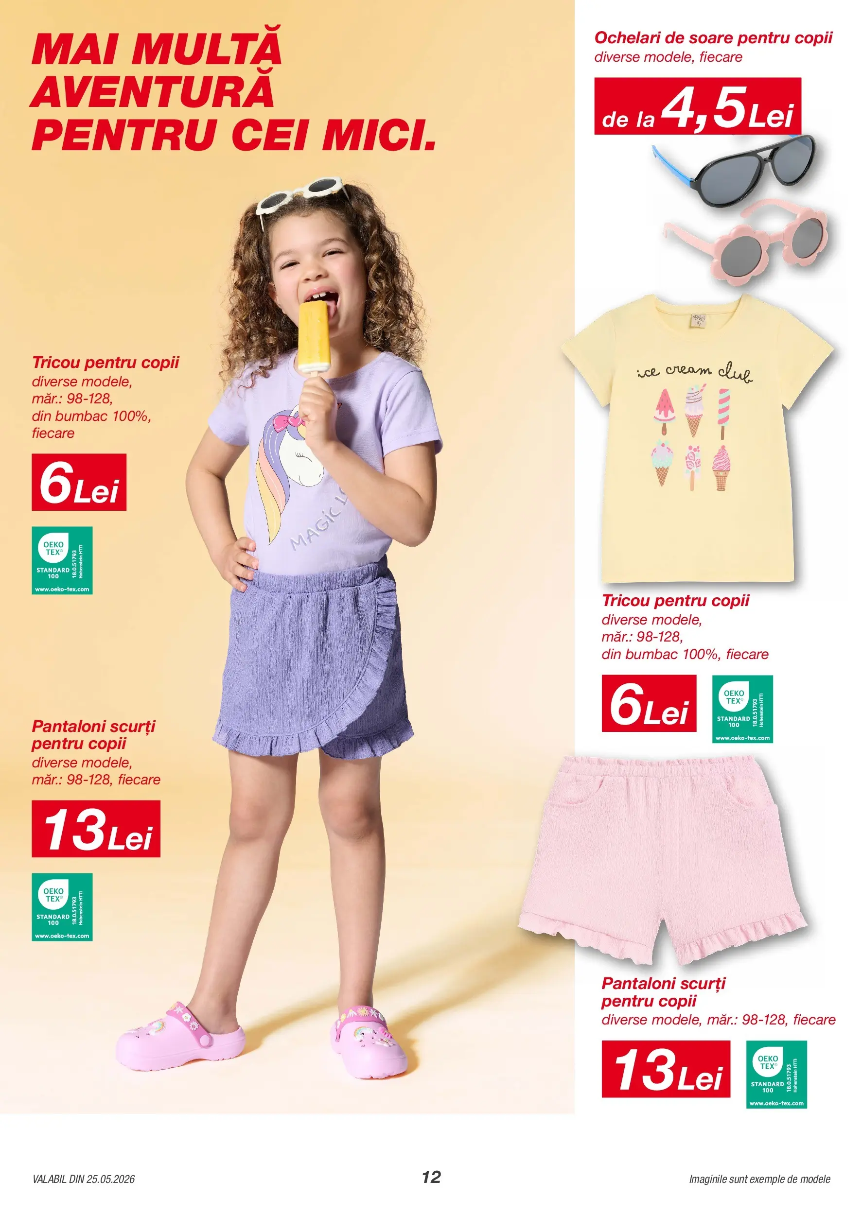 Catalog Kik 25 - 30 Mai 2026 | Pagina 12 | Produse: Ochelari, Tricou, Pantaloni, Pantaloni scurți