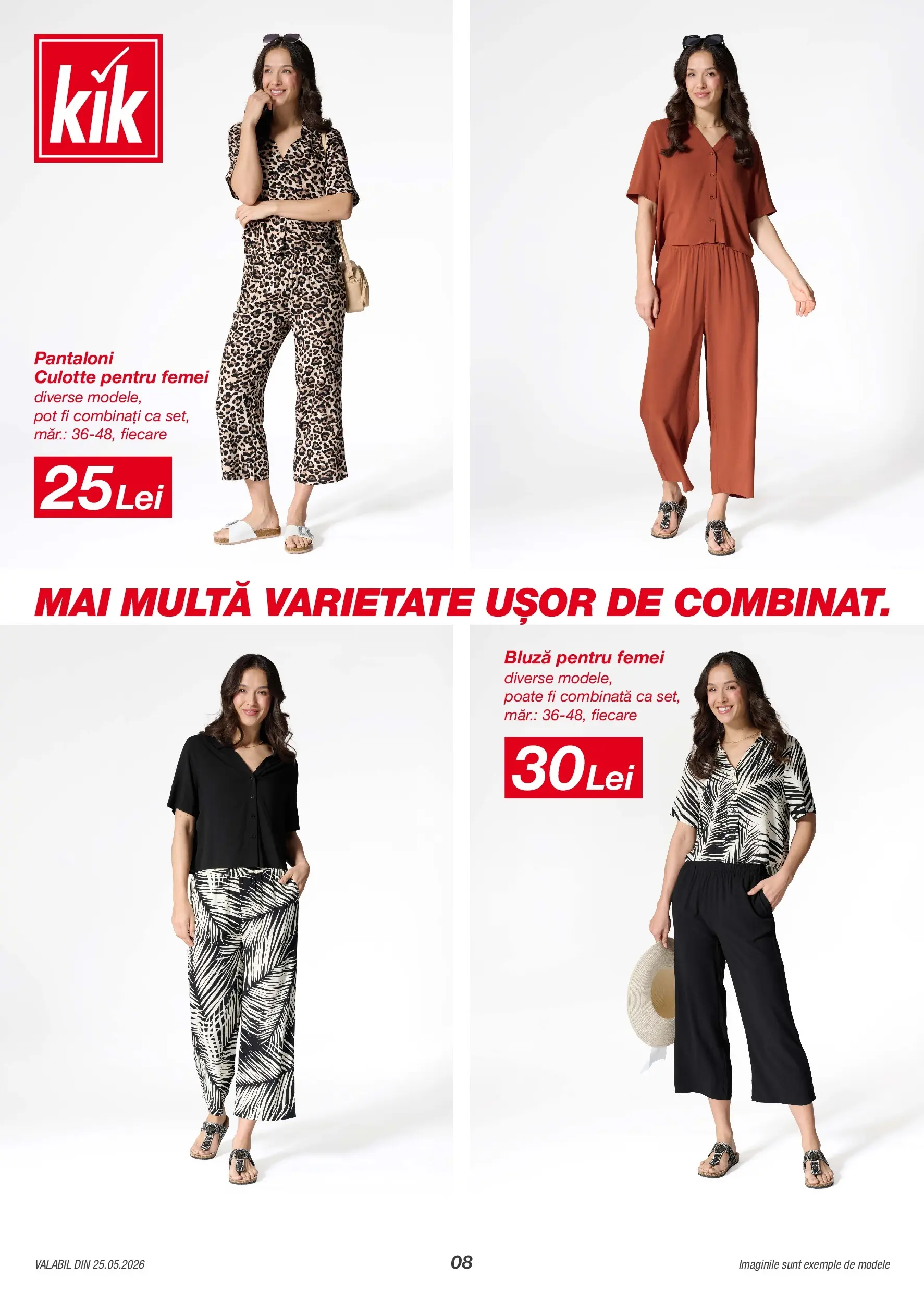 Catalog Kik 25 - 30 Mai 2026 | Pagina 8 | Produse: Bluză, Pantaloni