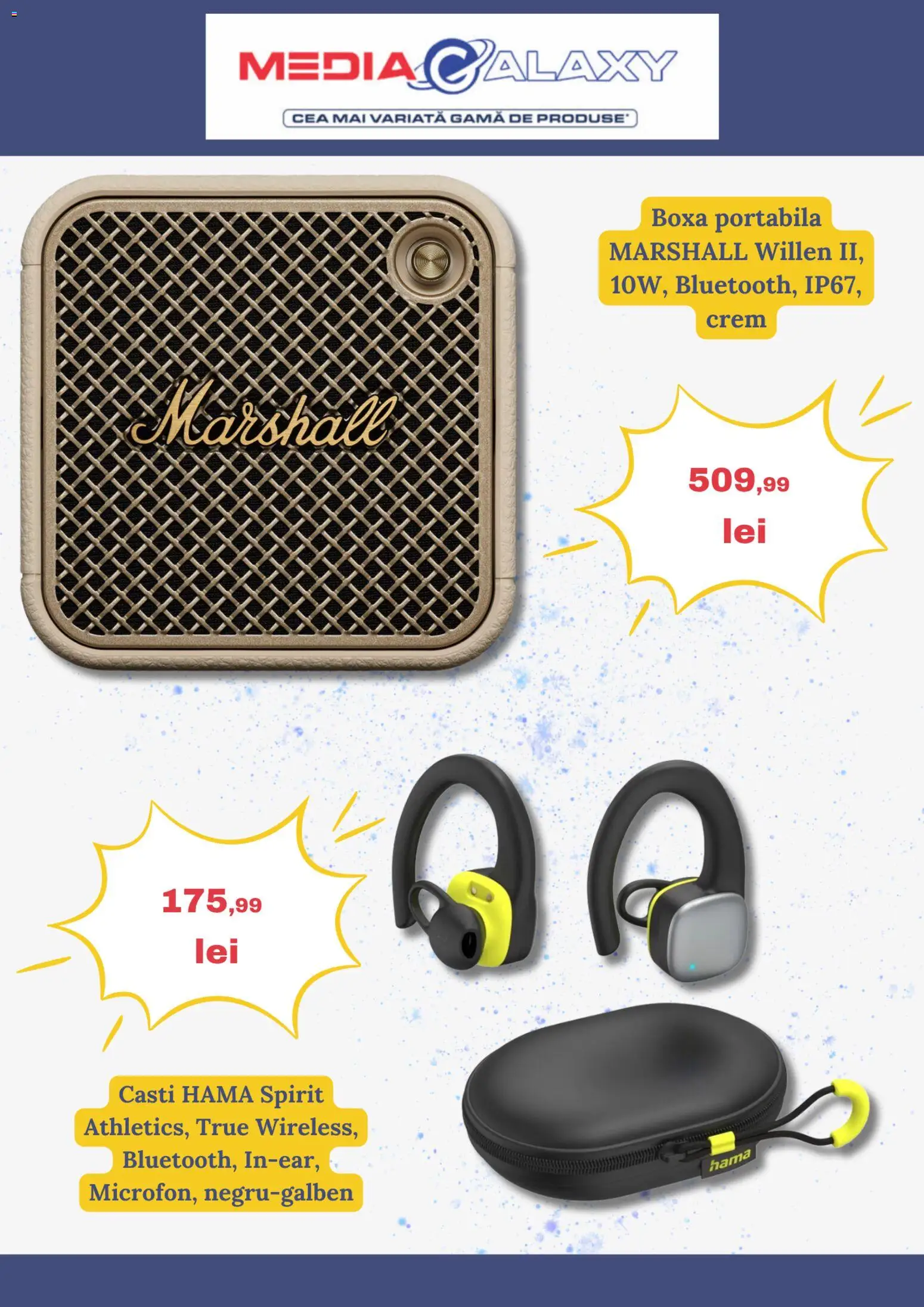 Catalog Media Galaxy 21 - 26 Mai 2026 | Pagina 2 | Produse: Căști, Boxă portabilă
