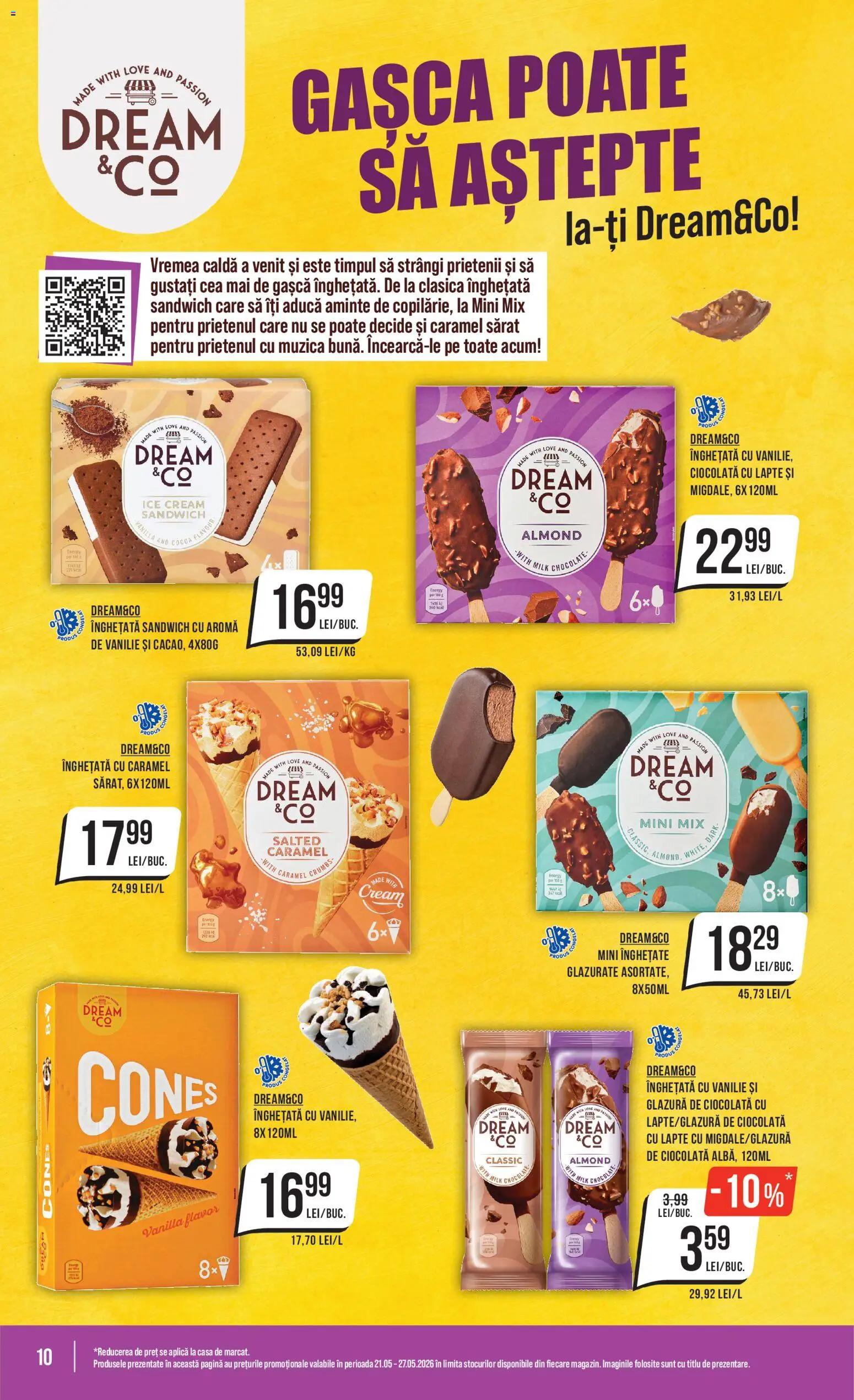 Catalog Mega Image 21 - 26 Mai 2026 | Pagina 10 | Produse: Lapte, Ciocolată, Înghețată