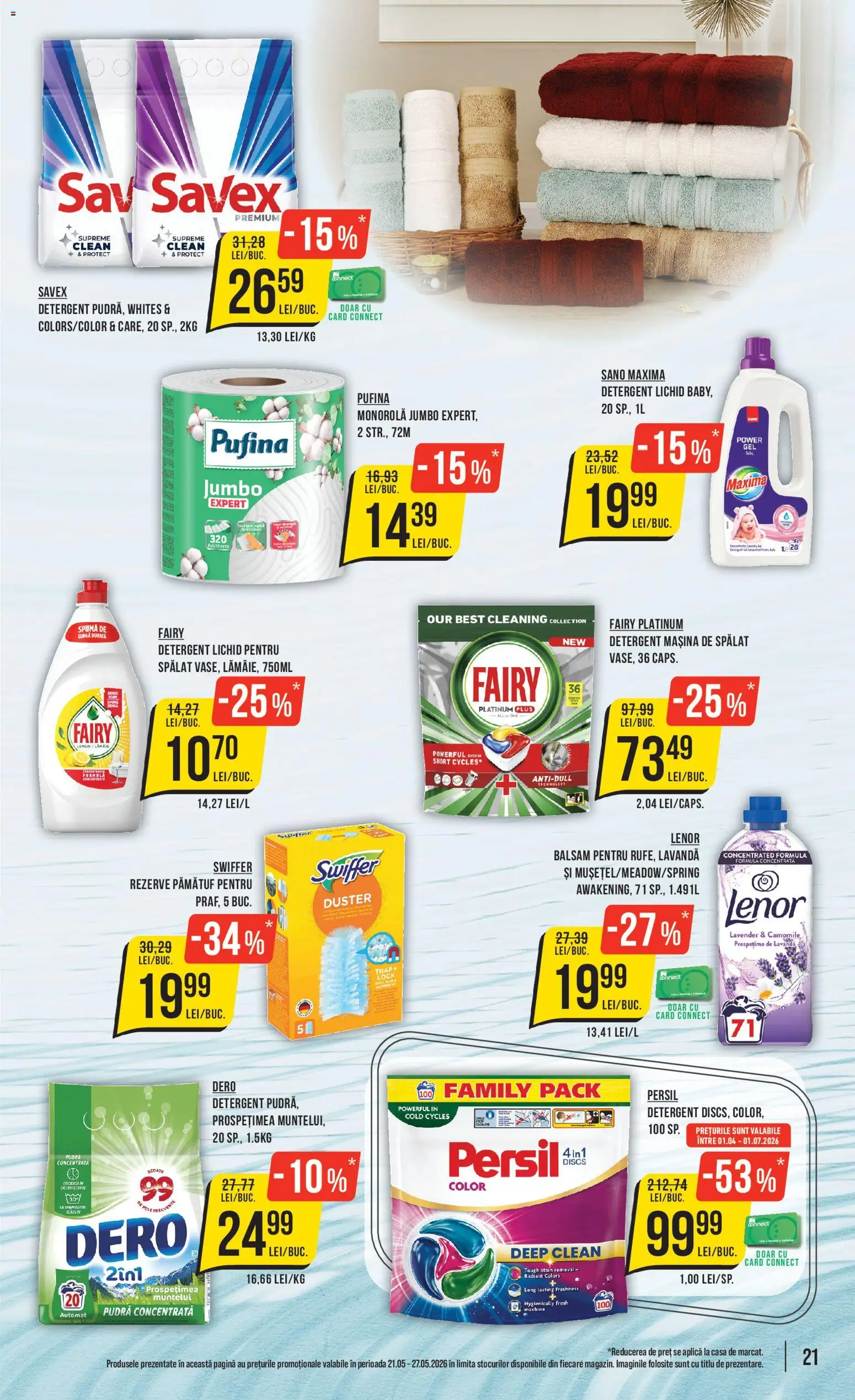 Catalog Mega Image 21 - 26 Mai 2026 | Pagina 21 | Produse: Pomelo, Mașină De Spălat, Balsam, Detergent