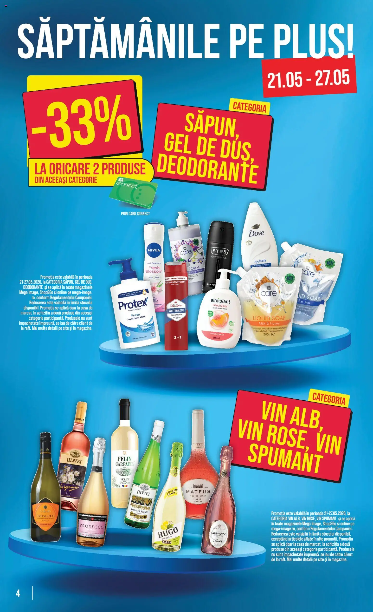 Catalog Mega Image 21 - 26 Mai 2026 | Pagina 4 | Produse: Elixir, Prosecco, Vin, Săpun