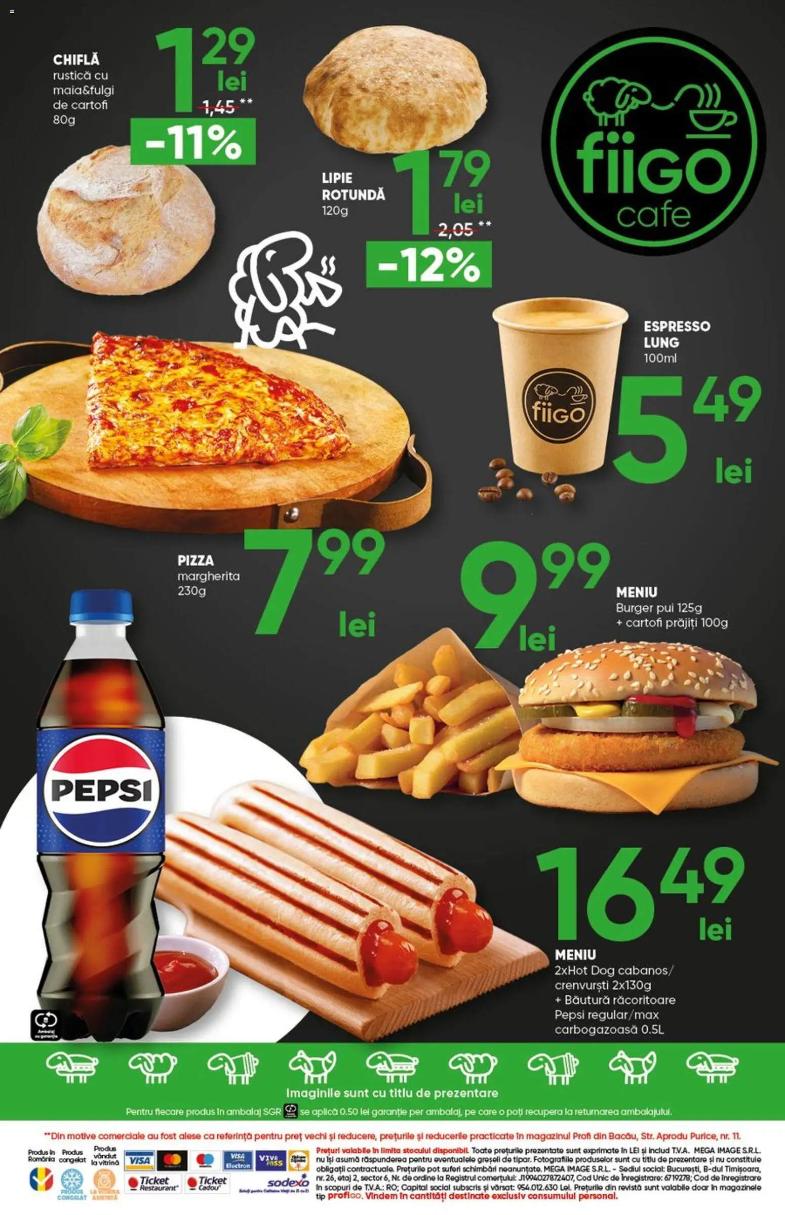 Catalog Profi 13 - 25 Mai 2026 | Pagina 8 | Produse: Hacıyatmaz Kedi Oyuncağı, Pizza, Burger, Cartofi