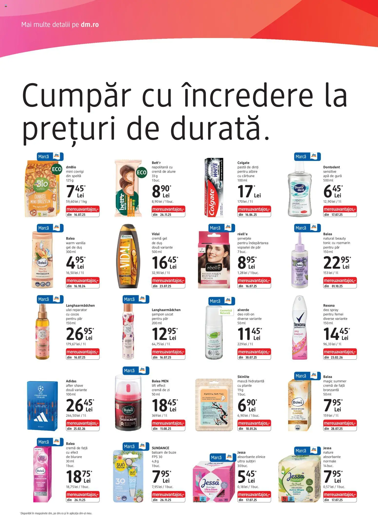 Catalog DM Drogerie Markt 14 Mai - 8 Iunie 2026 | Pagina 2 | Produse: Șampon, Balsam, Cremă, Apă