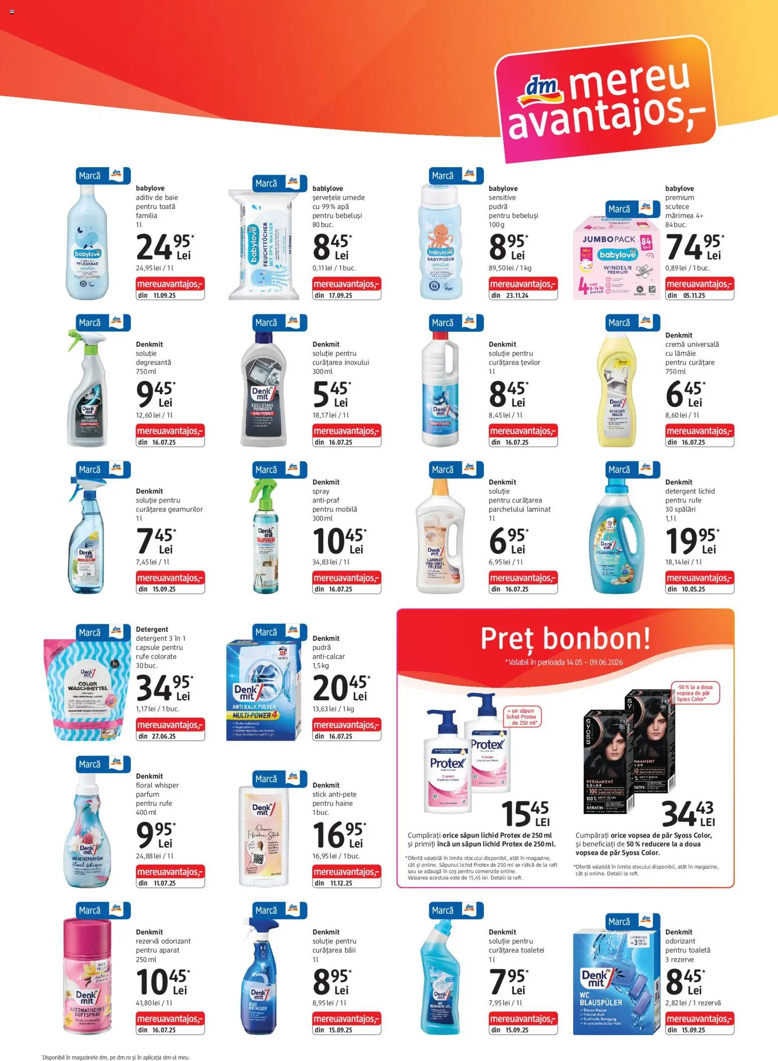 Catalog DM Drogerie Markt 14 Mai - 8 Iunie 2026 | Pagina 3 | Produse: Vopsea, Apă, Lămâie, Vopsea de păr
