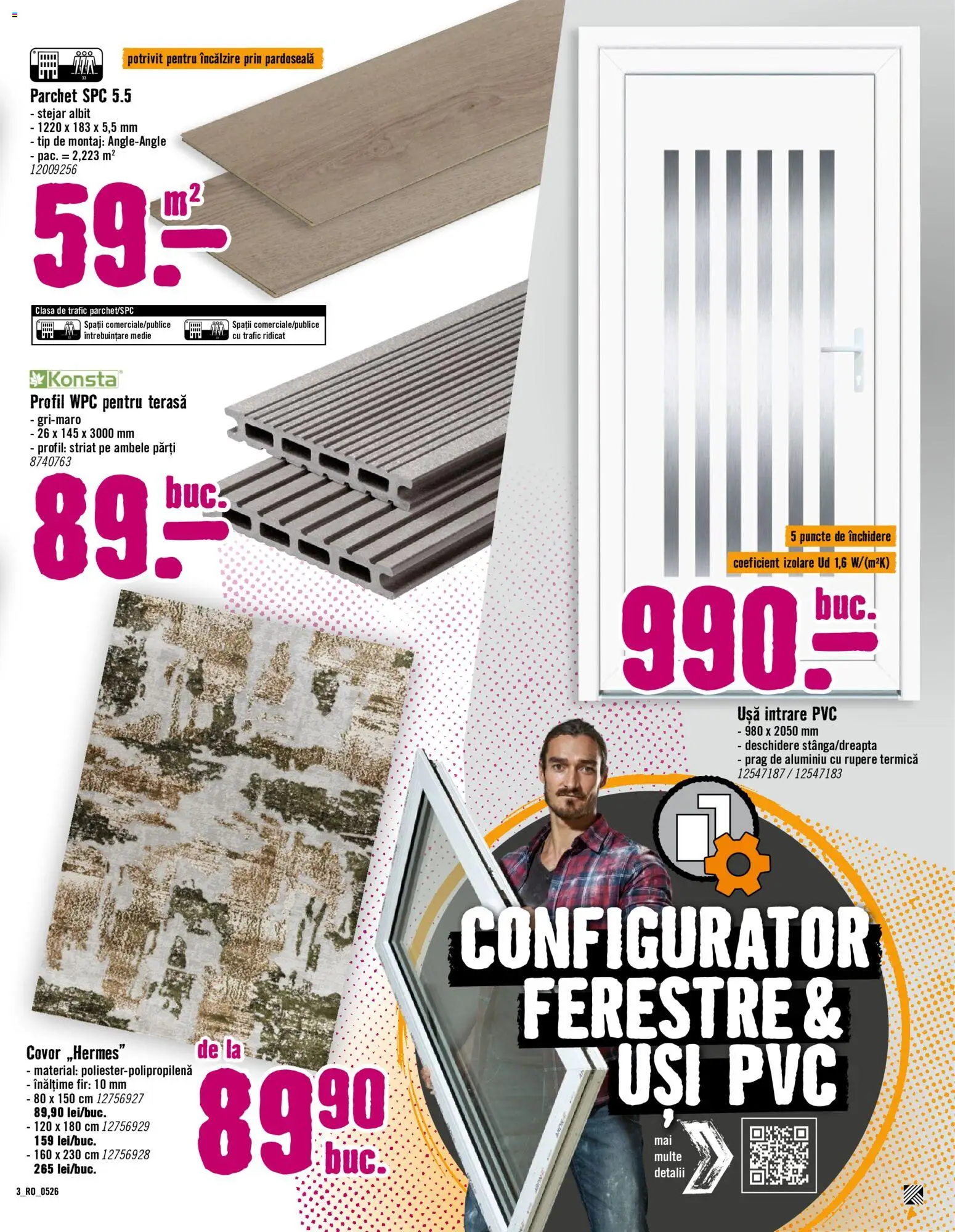 Catalog Hornbach 6 Mai - 4 Iunie 2026 | Pagina 3 | Produse: Parchet, Covor, Pardoseală, Ușă