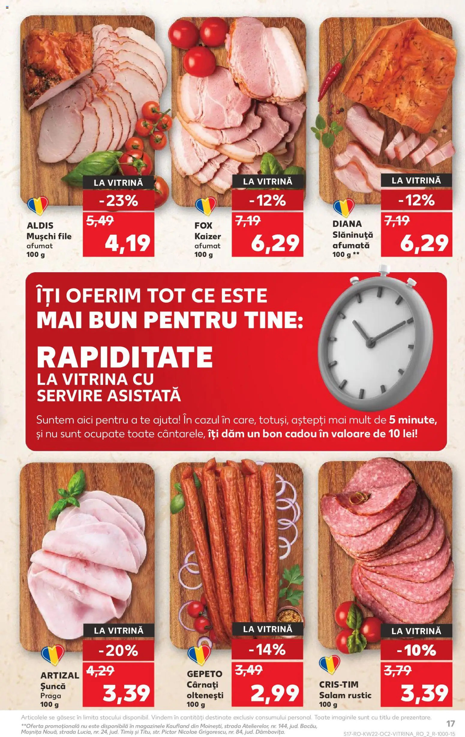 Catalog Kaufland 27 Mai - 1 Iunie 2026 | Pagina 17 | Produse: Vitrină, Salam, Șuncă, Cârnați