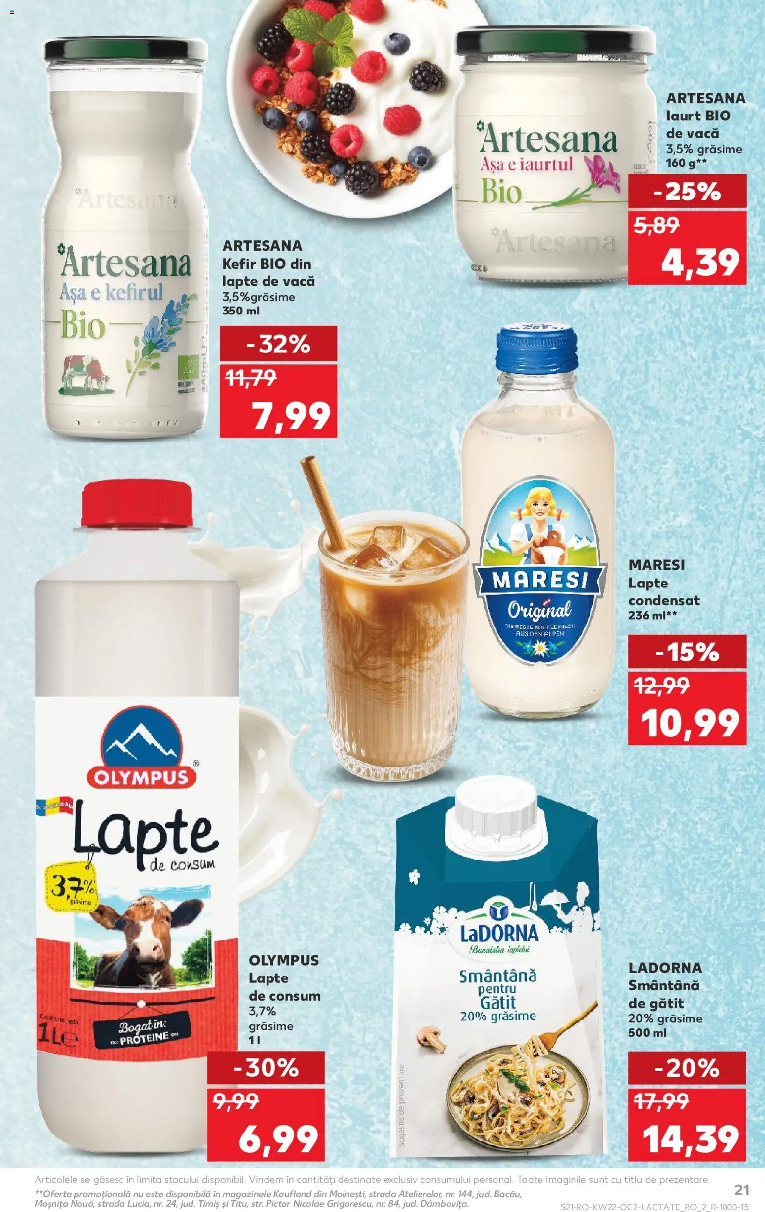 Catalog Kaufland 27 Mai - 1 Iunie 2026 | Pagina 21 | Produse: Şerit ödül, Masaüstü kılıfı, Iaurt, Kefir