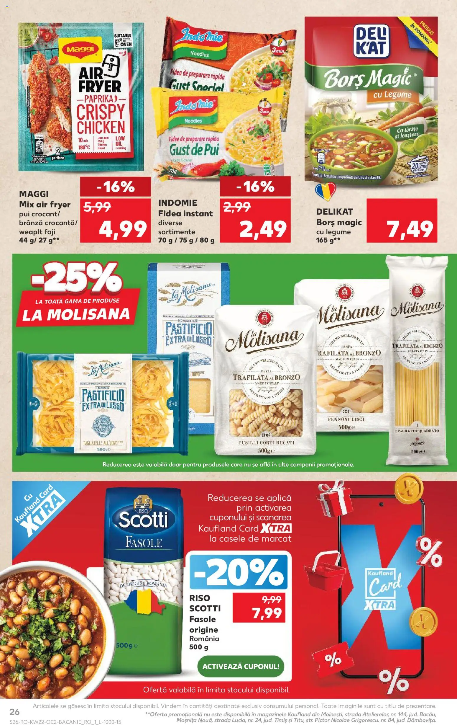 Catalog Kaufland 27 Mai - 1 Iunie 2026 | Pagina 26 | Produse: Hacıyatmaz Kedi Oyuncağı, Borș, Noodles, Legume