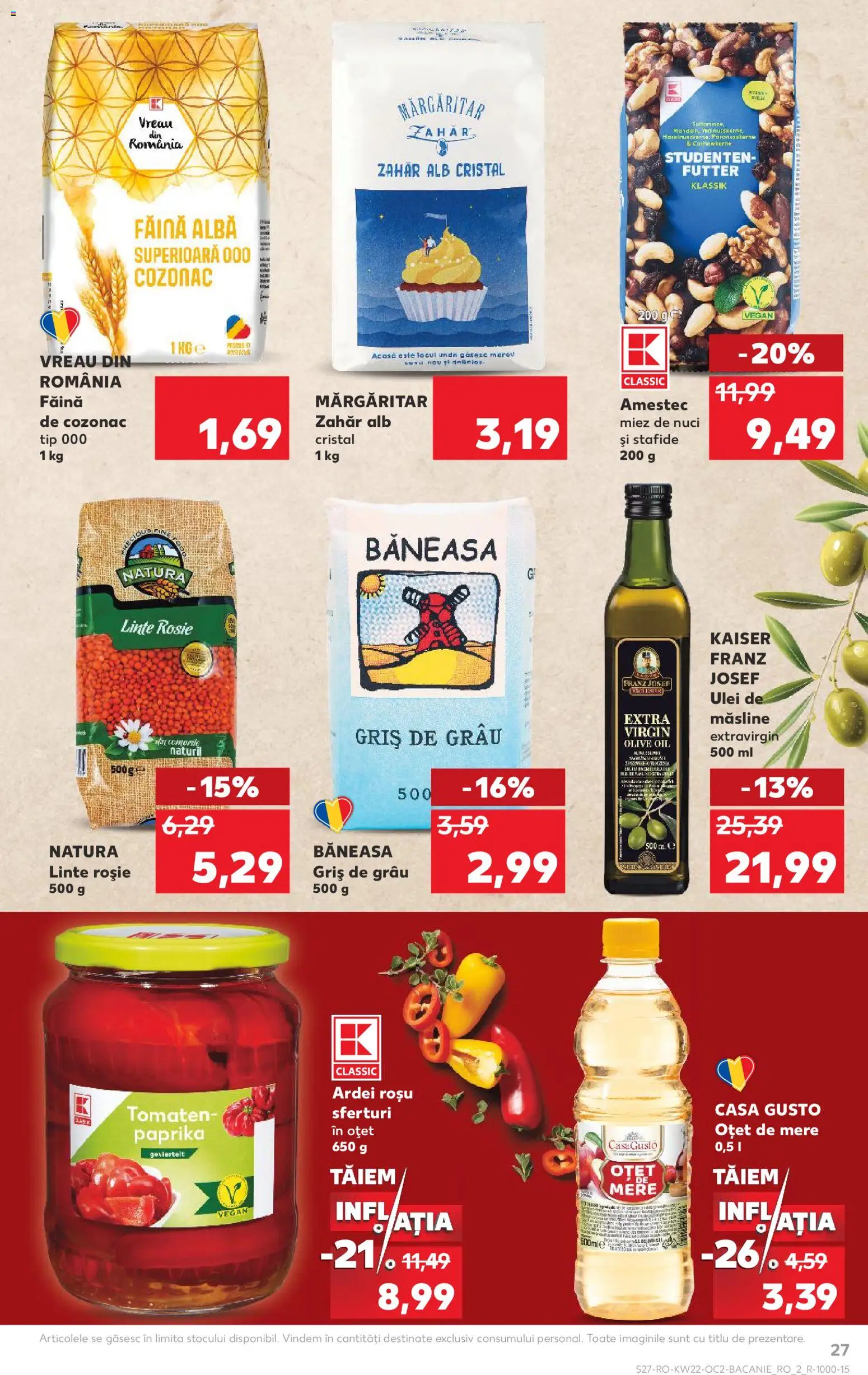 Catalog Kaufland 27 Mai - 1 Iunie 2026 | Pagina 27 | Produse: Apple, Ulei, Oțet, Mere
