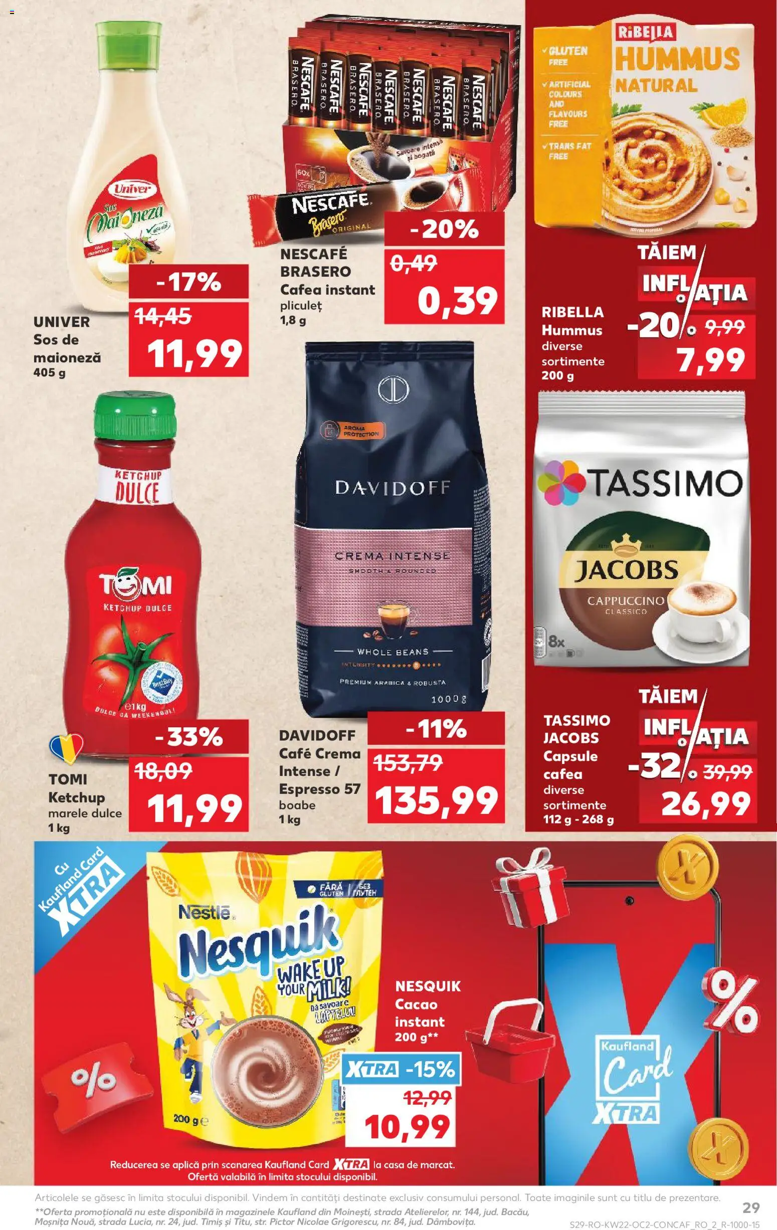 Catalog Kaufland 27 Mai - 1 Iunie 2026 | Pagina 29 | Produse: Ketchup, Cacao, Maioneză, Sos