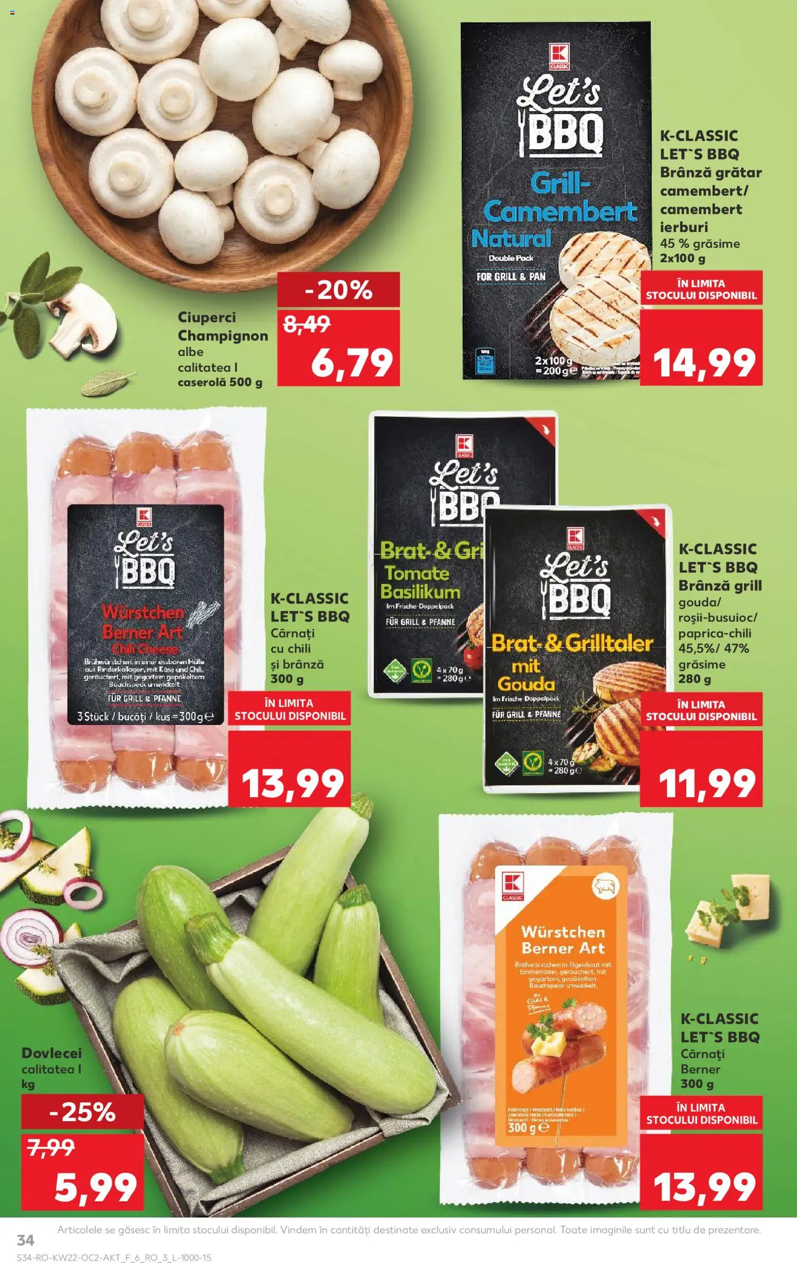 Catalog Kaufland 27 Mai - 1 Iunie 2026 | Pagina 34 | Produse: Grill, Grătar, Ciuperci, Brânză