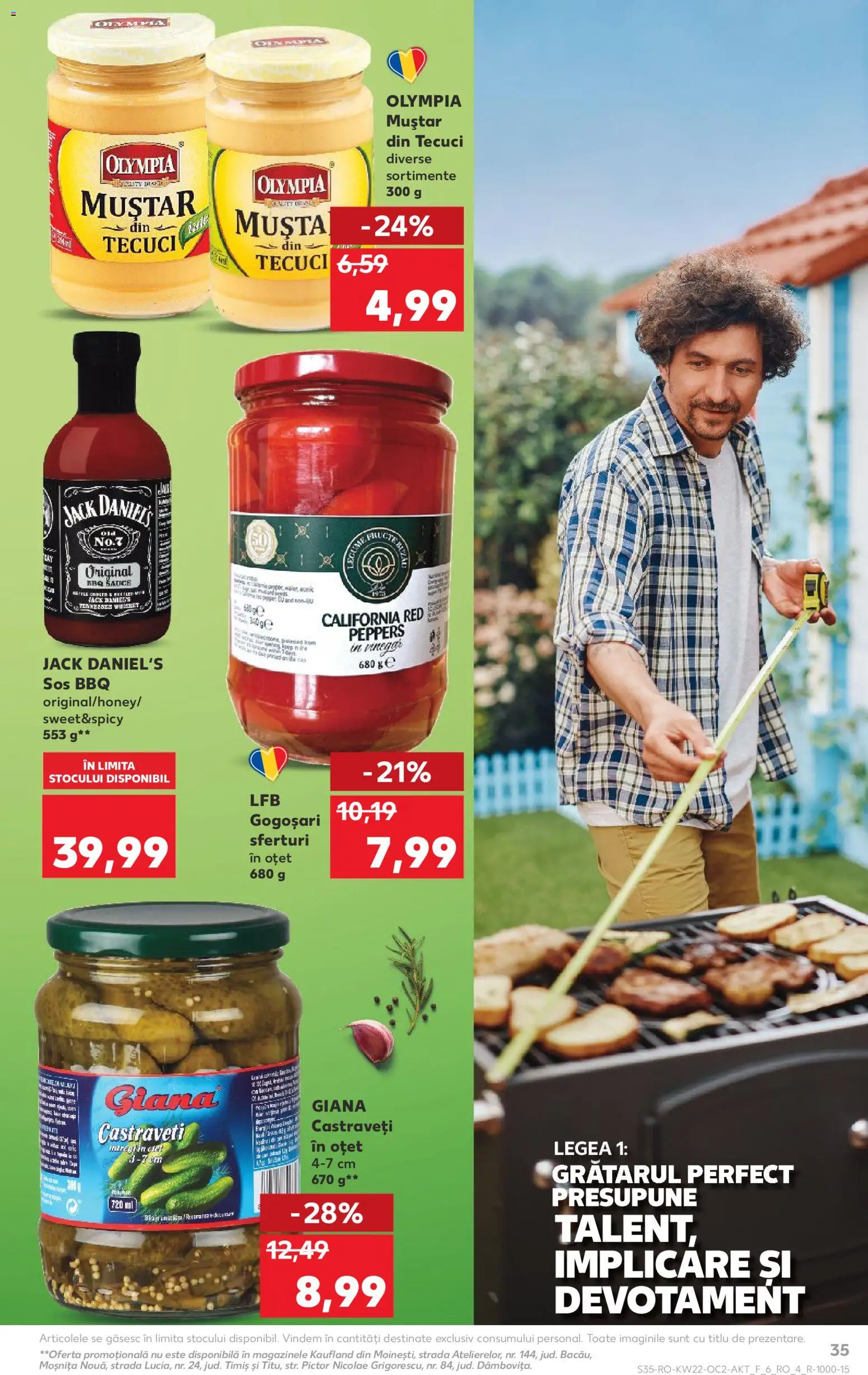 Catalog Kaufland 27 Mai - 1 Iunie 2026 | Pagina 35 | Produse: Oțet, Castraveți, Legume, Sos
