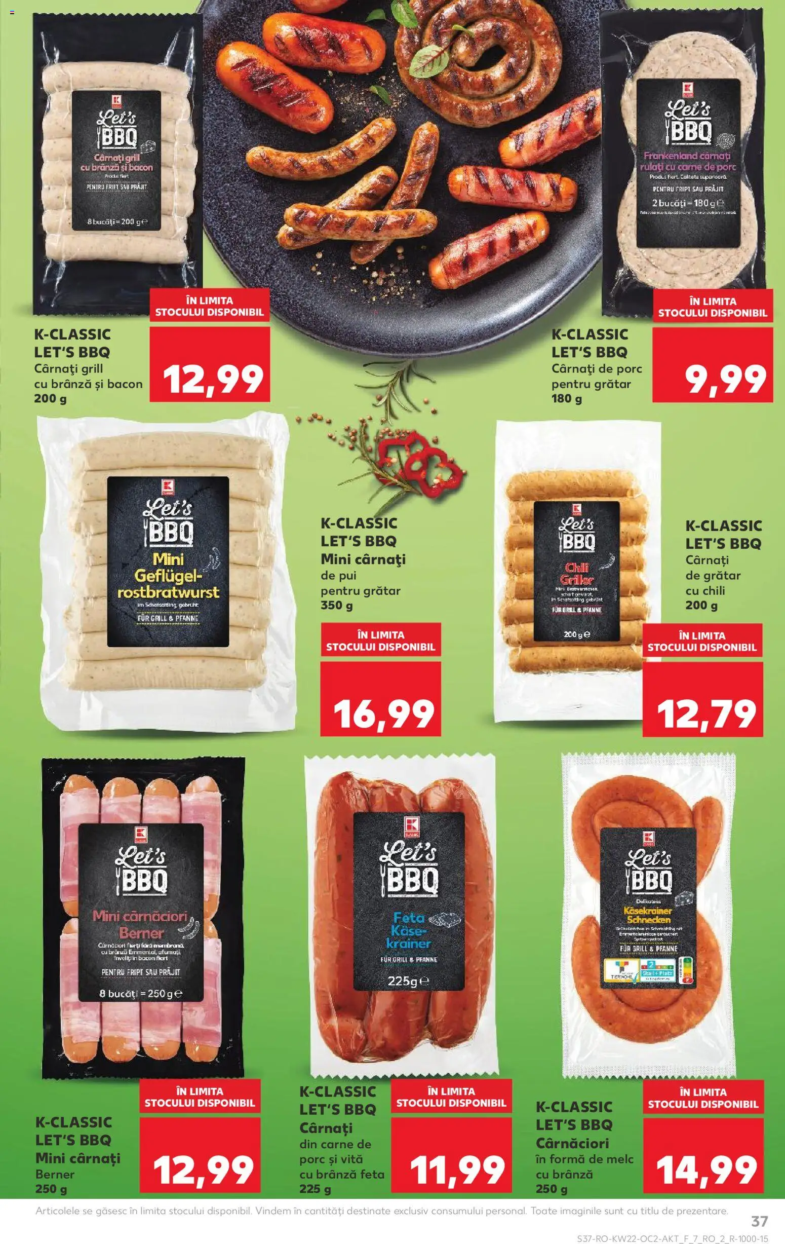 Catalog Kaufland 27 Mai - 1 Iunie 2026 | Pagina 37 | Produse: Grill, Grătar, Brânză, Cârnați