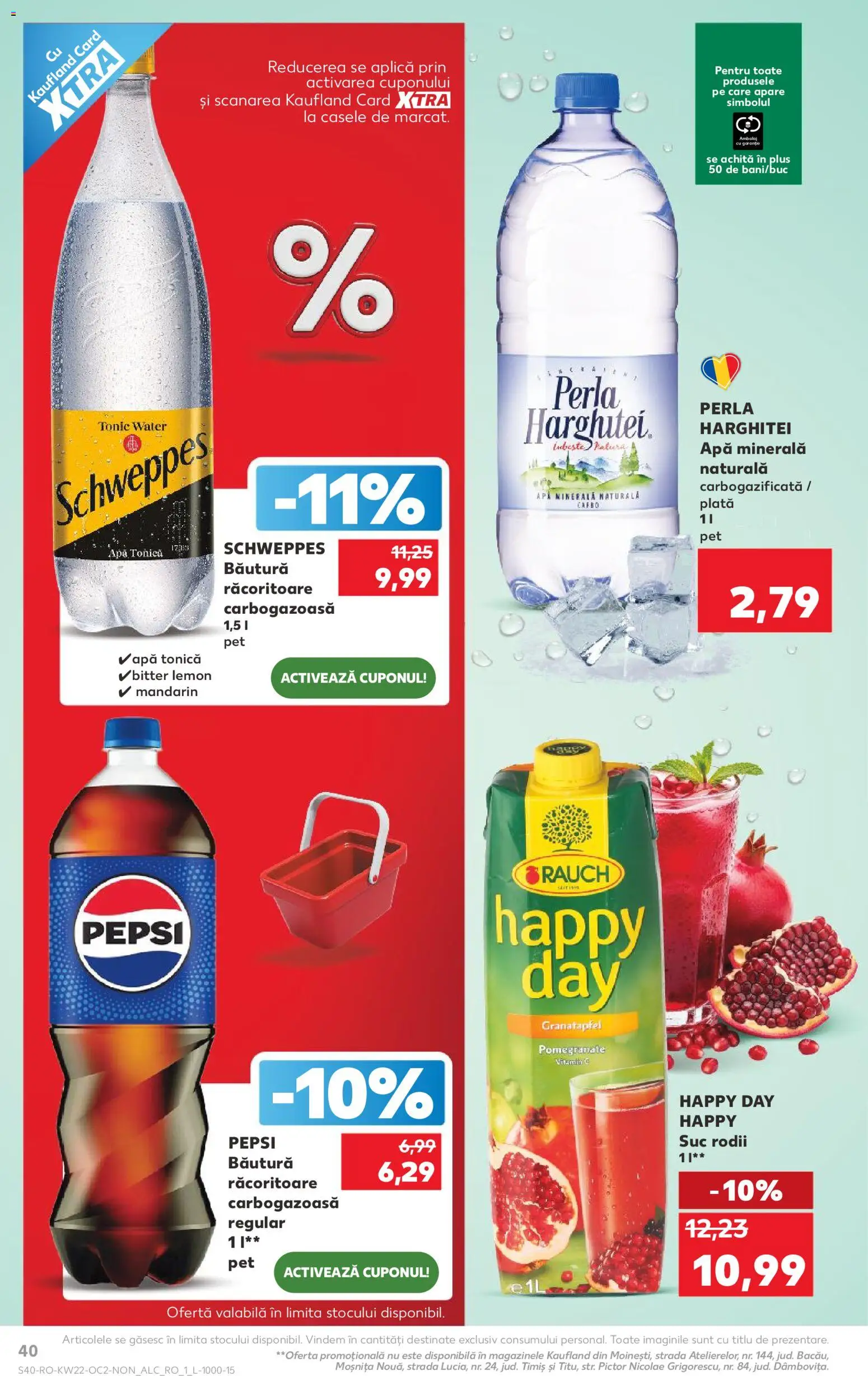 Catalog Kaufland 27 Mai - 1 Iunie 2026 | Pagina 40 | Produse: Yazı tahtası kalemi, Suc, Apă