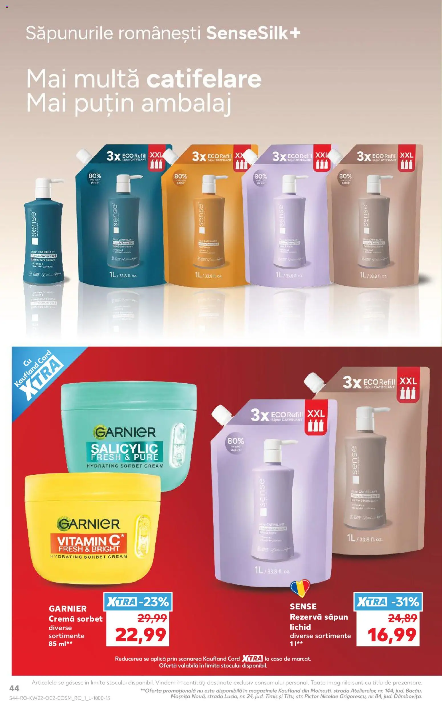Catalog Kaufland 27 Mai - 1 Iunie 2026 | Pagina 44 | Produse: Cremă, Săpun, Săpun lichid, Rezervă săpun