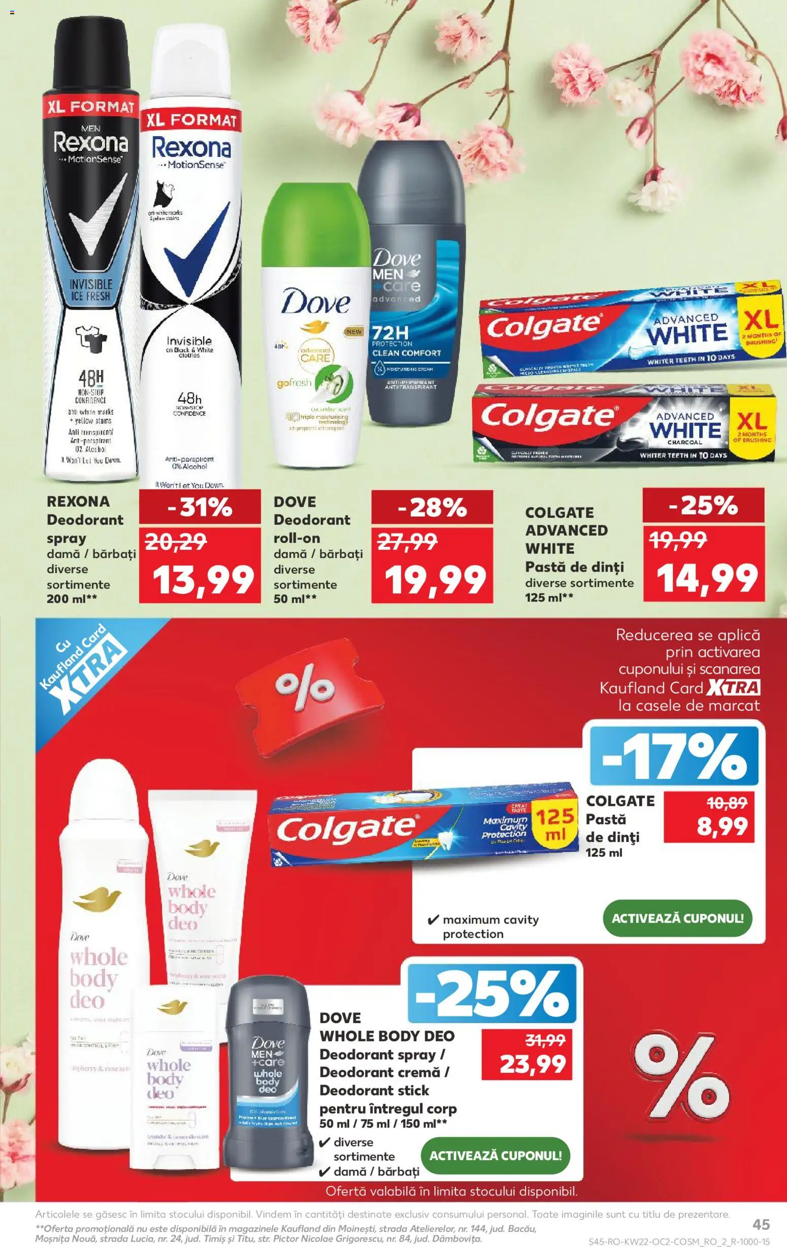 Catalog Kaufland 27 Mai - 1 Iunie 2026 | Pagina 45 | Produse: Pomelo, Cremă, Deodorant, Antiperspirant