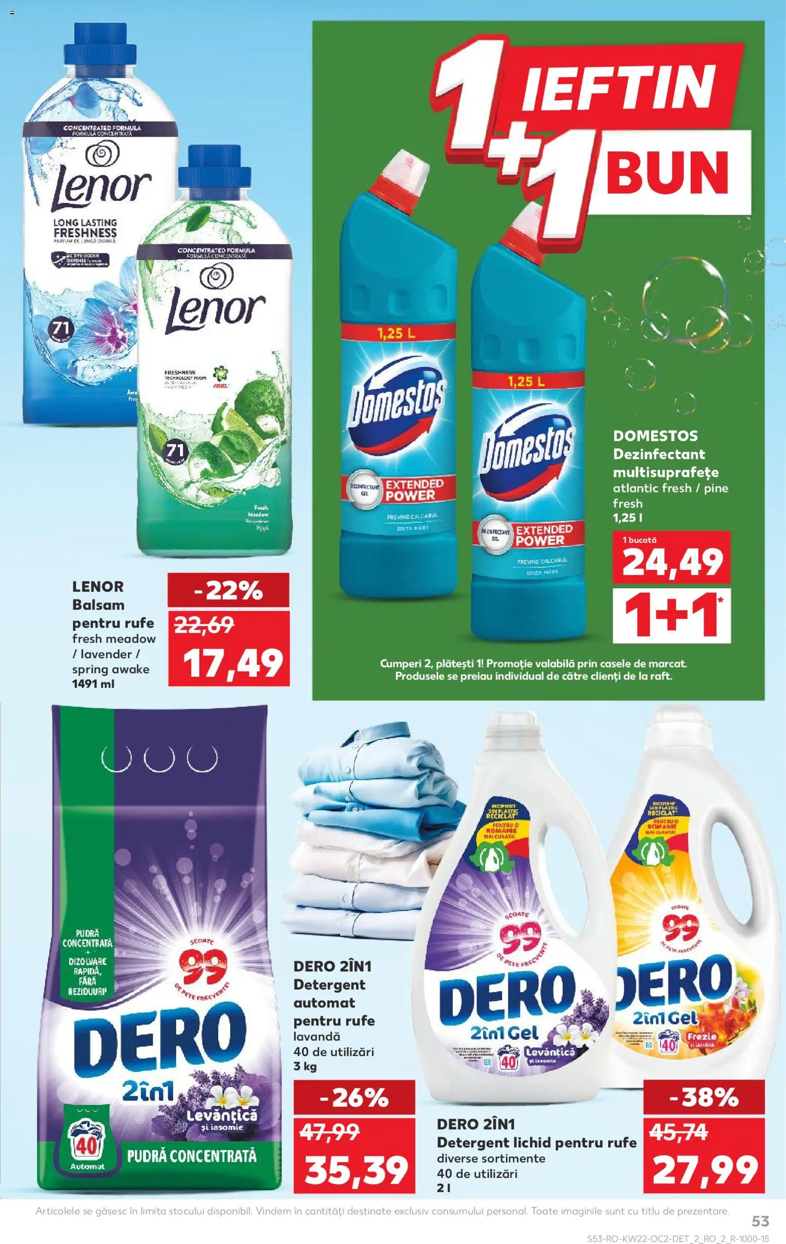 Catalog Kaufland 27 Mai - 1 Iunie 2026 | Pagina 53 | Produse: Kedi Ödül Oyuncakları, Pudră, Balsam, Detergent