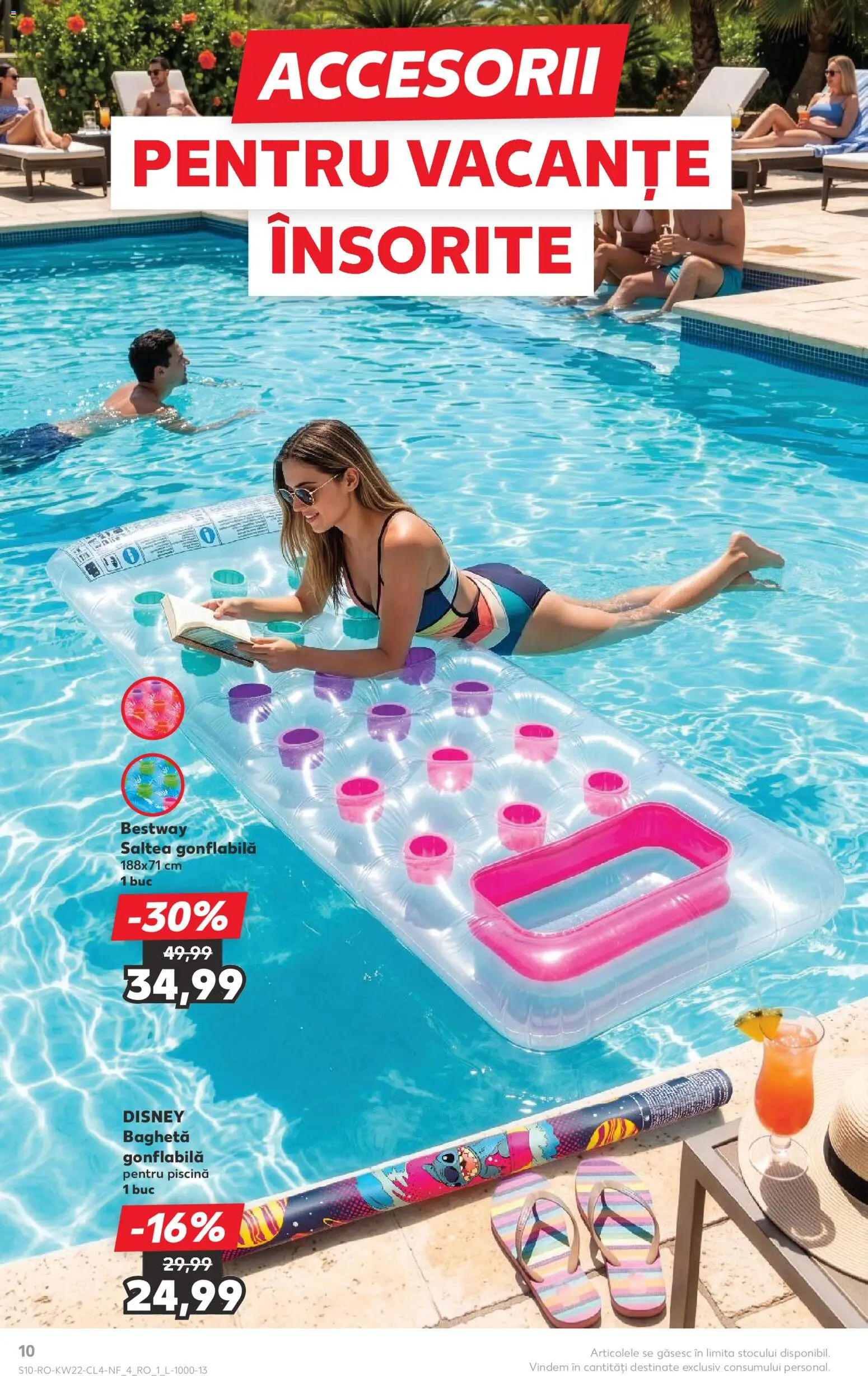 Catalog Kaufland 27 Mai - 1 Iunie 2026 | Pagina 10 | Produse: Saltea, Piscină, Saltea gonflabilă
