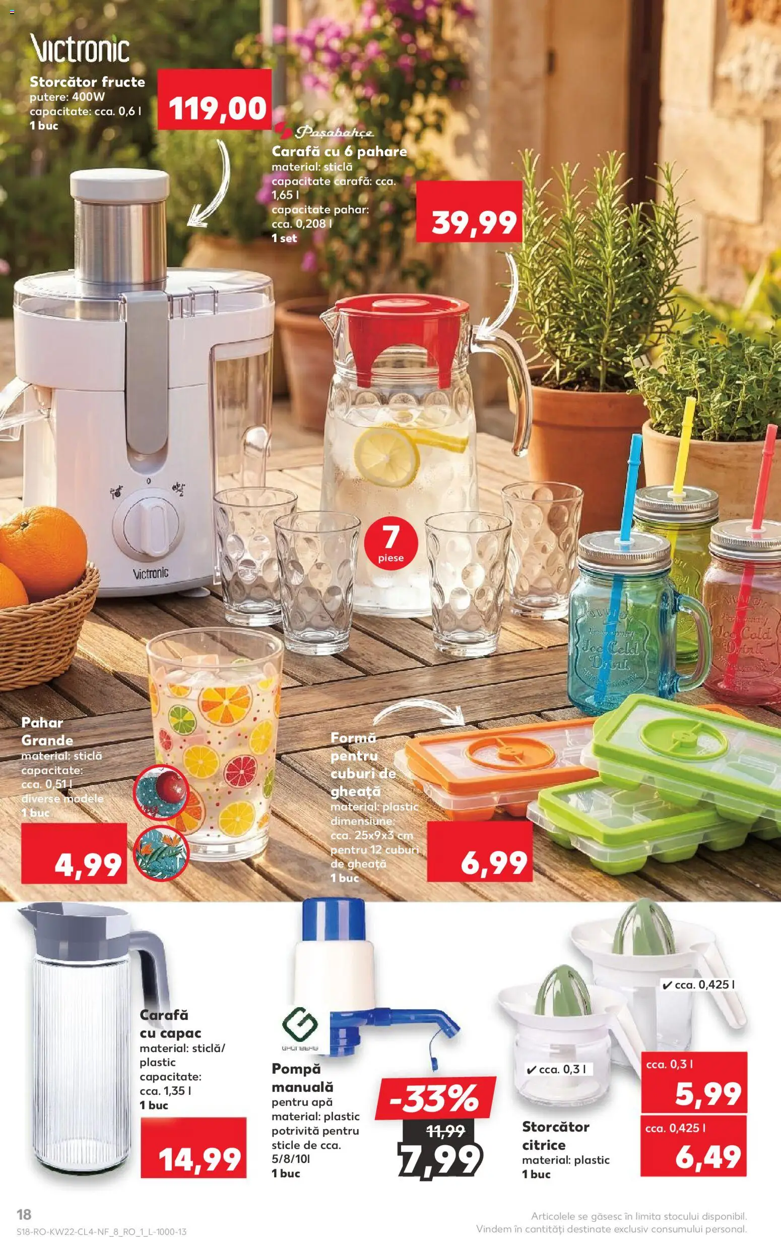 Catalog Kaufland 27 Mai - 1 Iunie 2026 | Pagina 18 | Produse: Pahare, Storcător, Apă, Fructe