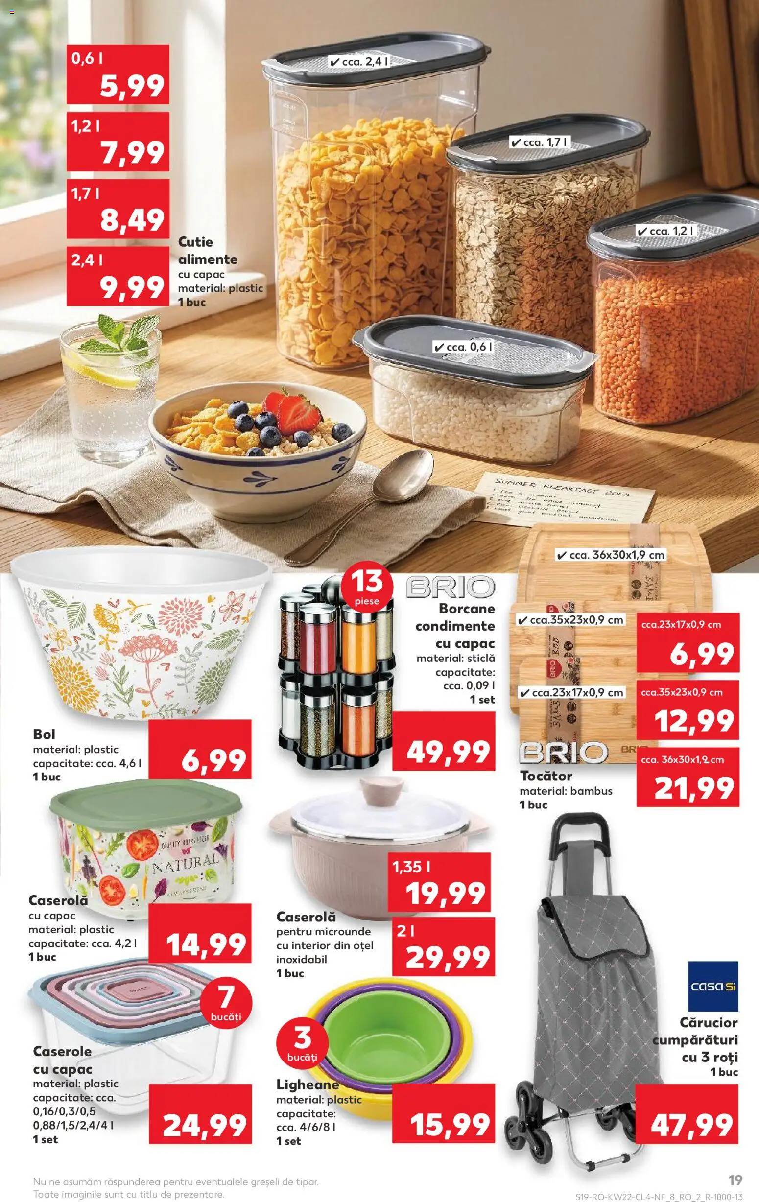 Catalog Kaufland 27 Mai - 1 Iunie 2026 | Pagina 19 | Produse: Caserole, Bol, Cutie, Condimente