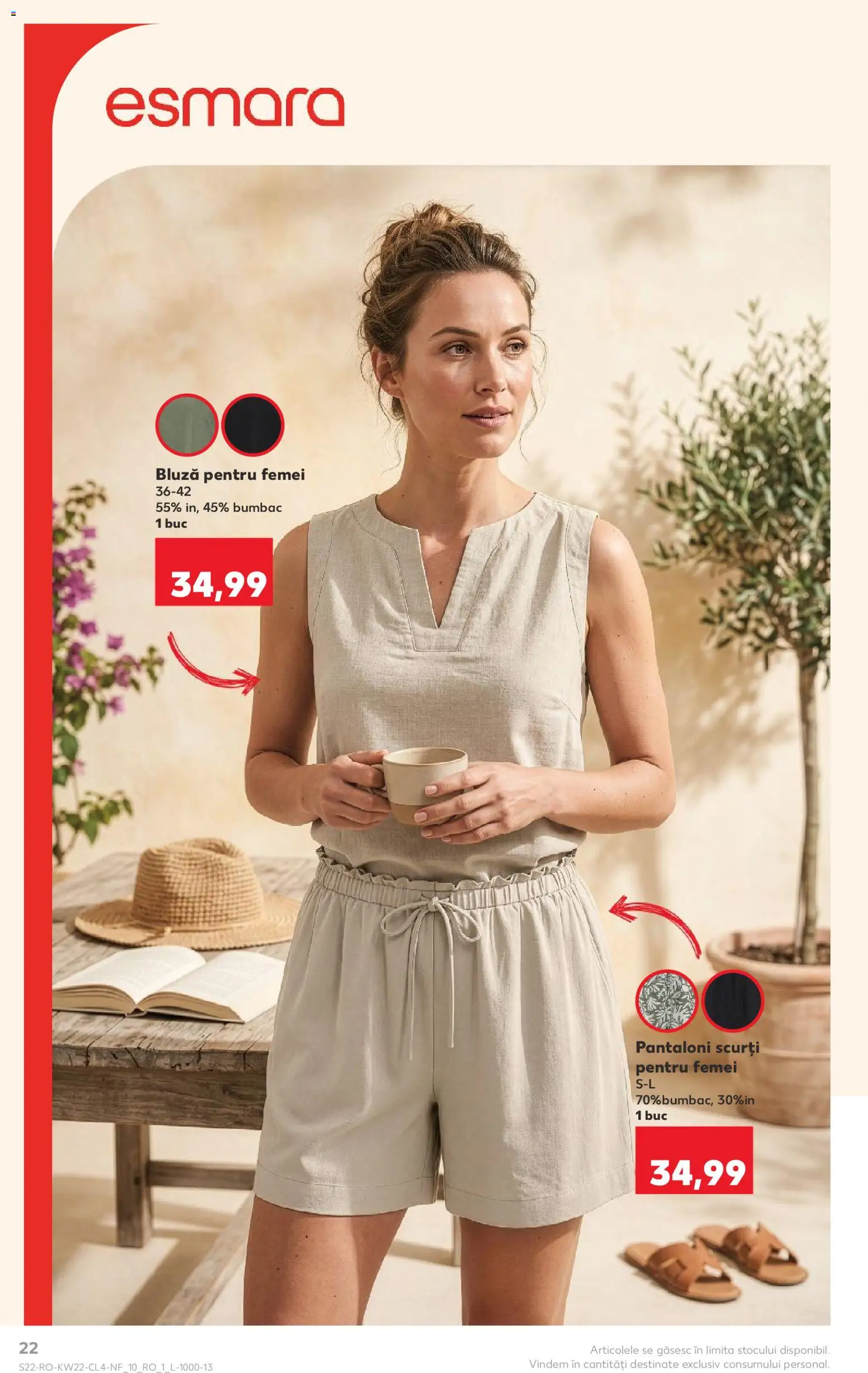 Catalog Kaufland 27 Mai - 1 Iunie 2026 | Pagina 22 | Produse: Bluză, Pantaloni, Pantaloni scurți
