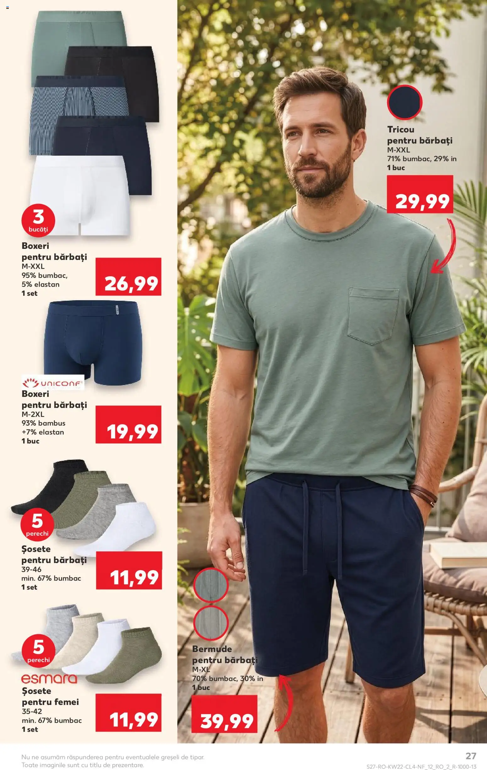 Catalog Kaufland 27 Mai - 1 Iunie 2026 | Pagina 27 | Produse: Kestane, Tricou, Șosete, Boxeri