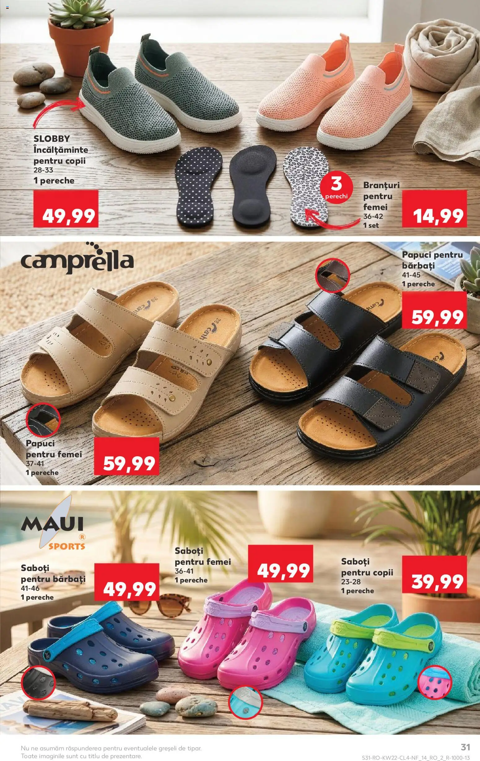 Catalog Kaufland 27 Mai - 1 Iunie 2026 | Pagina 31 | Produse: Bornoz takımı, Papuci