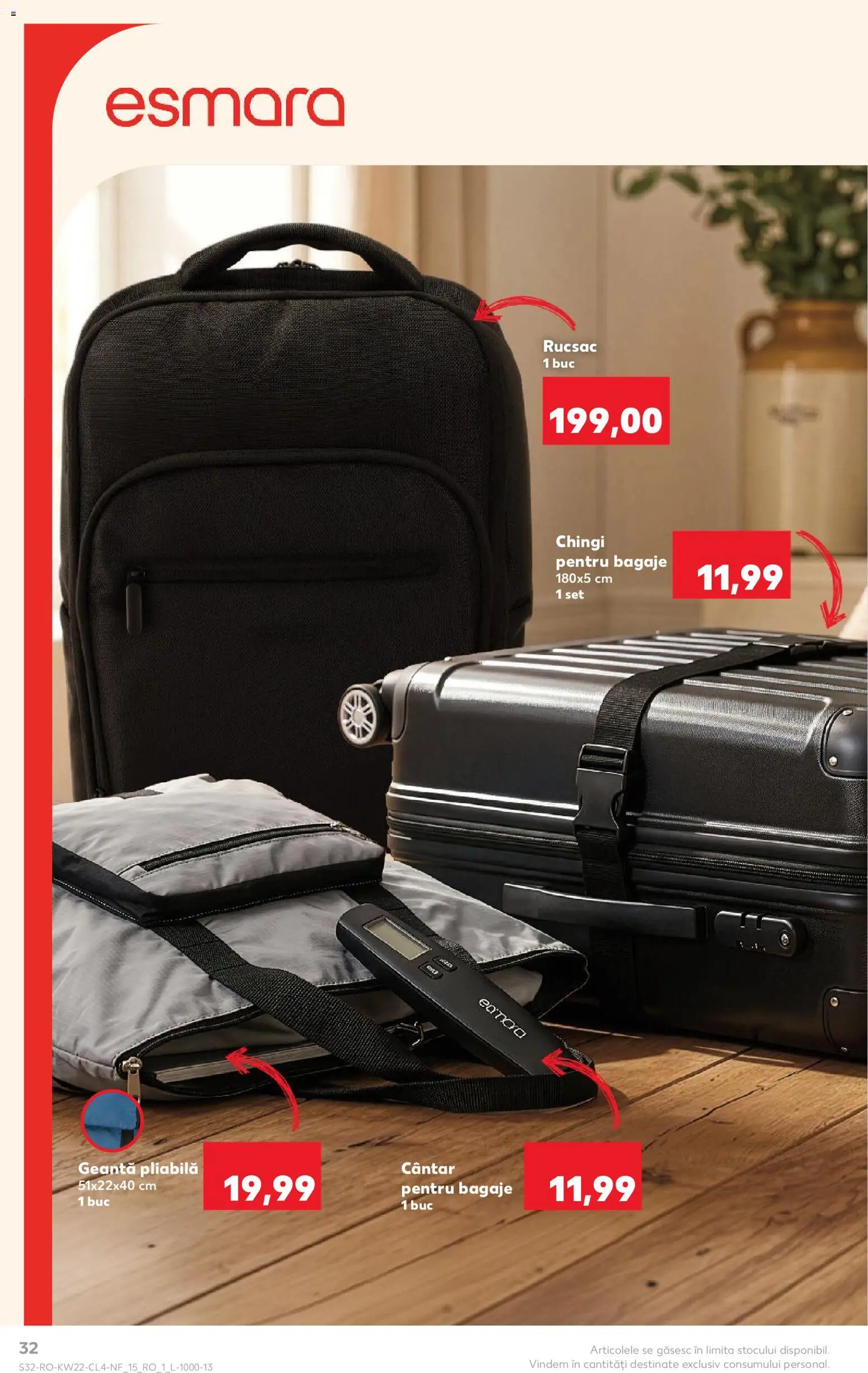 Catalog Kaufland 27 Mai - 1 Iunie 2026 | Pagina 32 | Produse: Geantă, Cântar, Rucsac