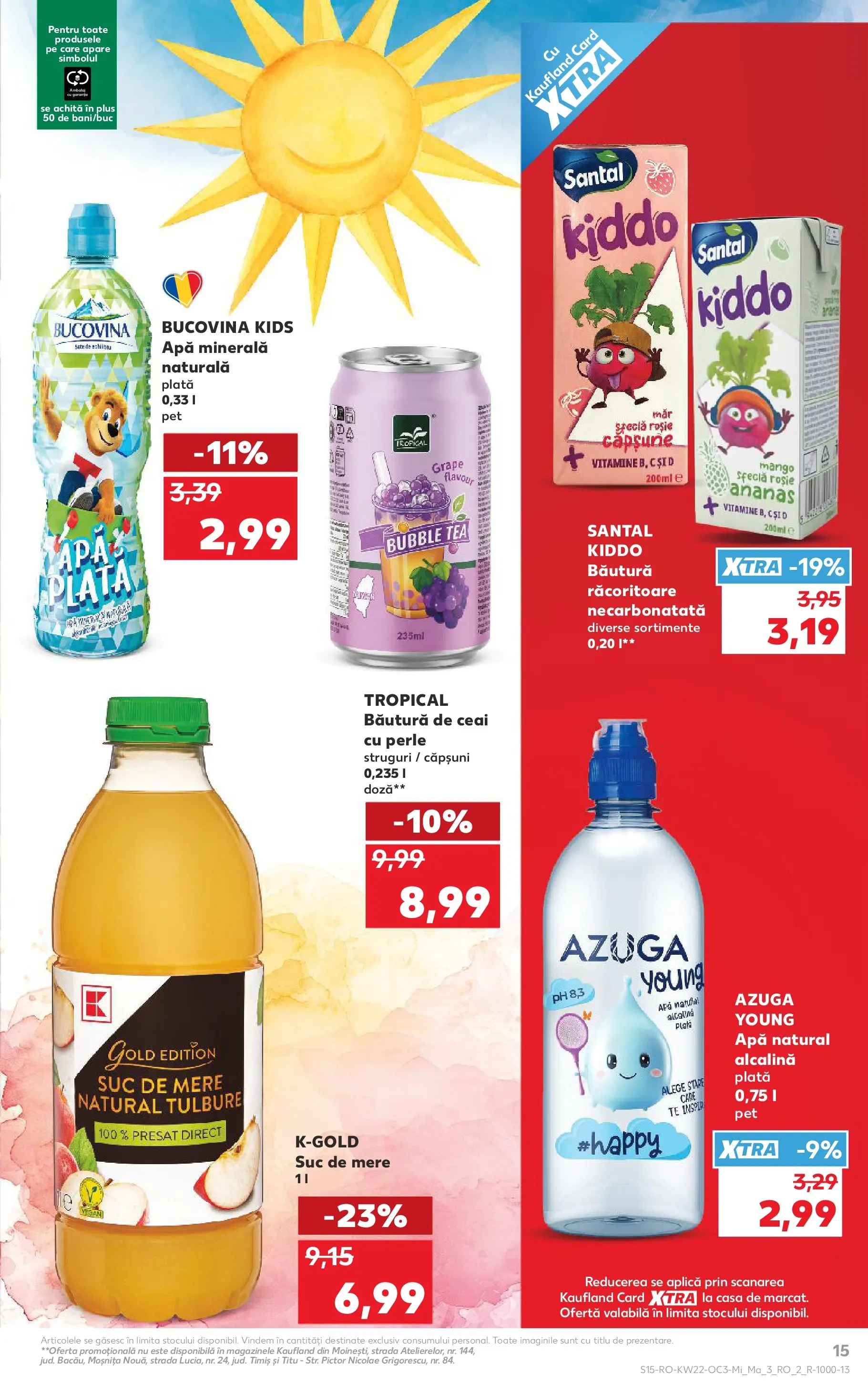 Catalog Kaufland 27 Mai - 1 Iunie 2026 | Pagina 15 | Produse: Akrilik boya, Yazı tahtası kalemi, Ananas, Apă