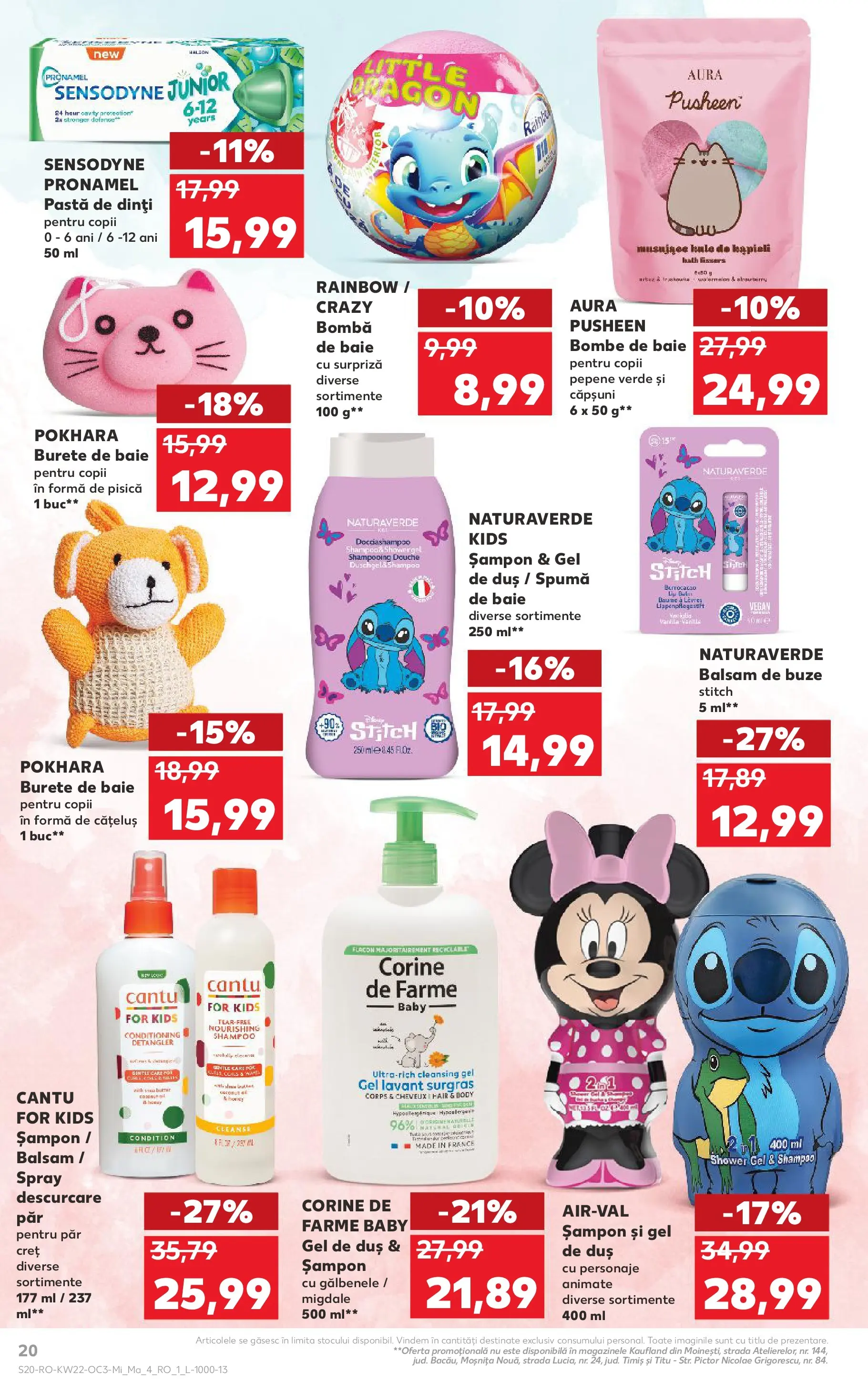 Catalog Kaufland 27 Mai - 1 Iunie 2026 | Pagina 20 | Produse: Migdale, Șampon, Spumă de baie, Burete de baie