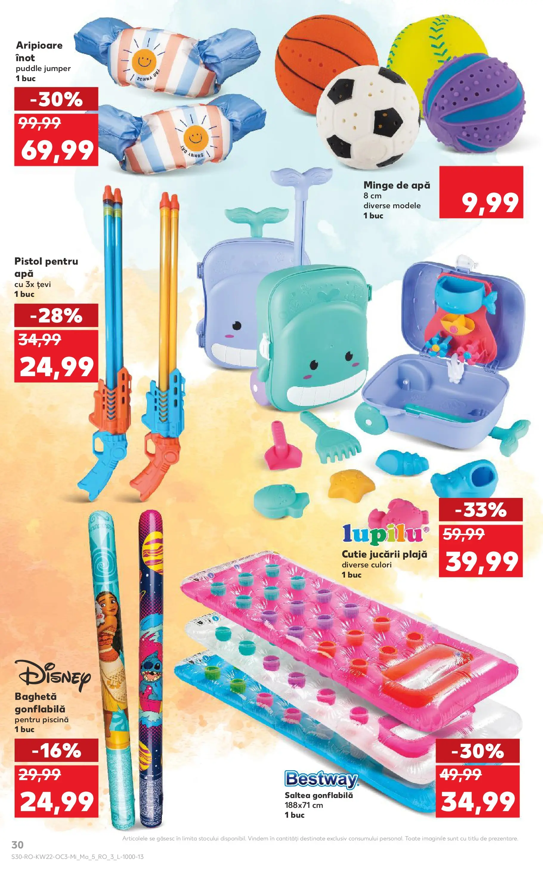 Catalog Kaufland 27 Mai - 1 Iunie 2026 | Pagina 30 | Produse: Saltea, Piscină, Cutie, Apă