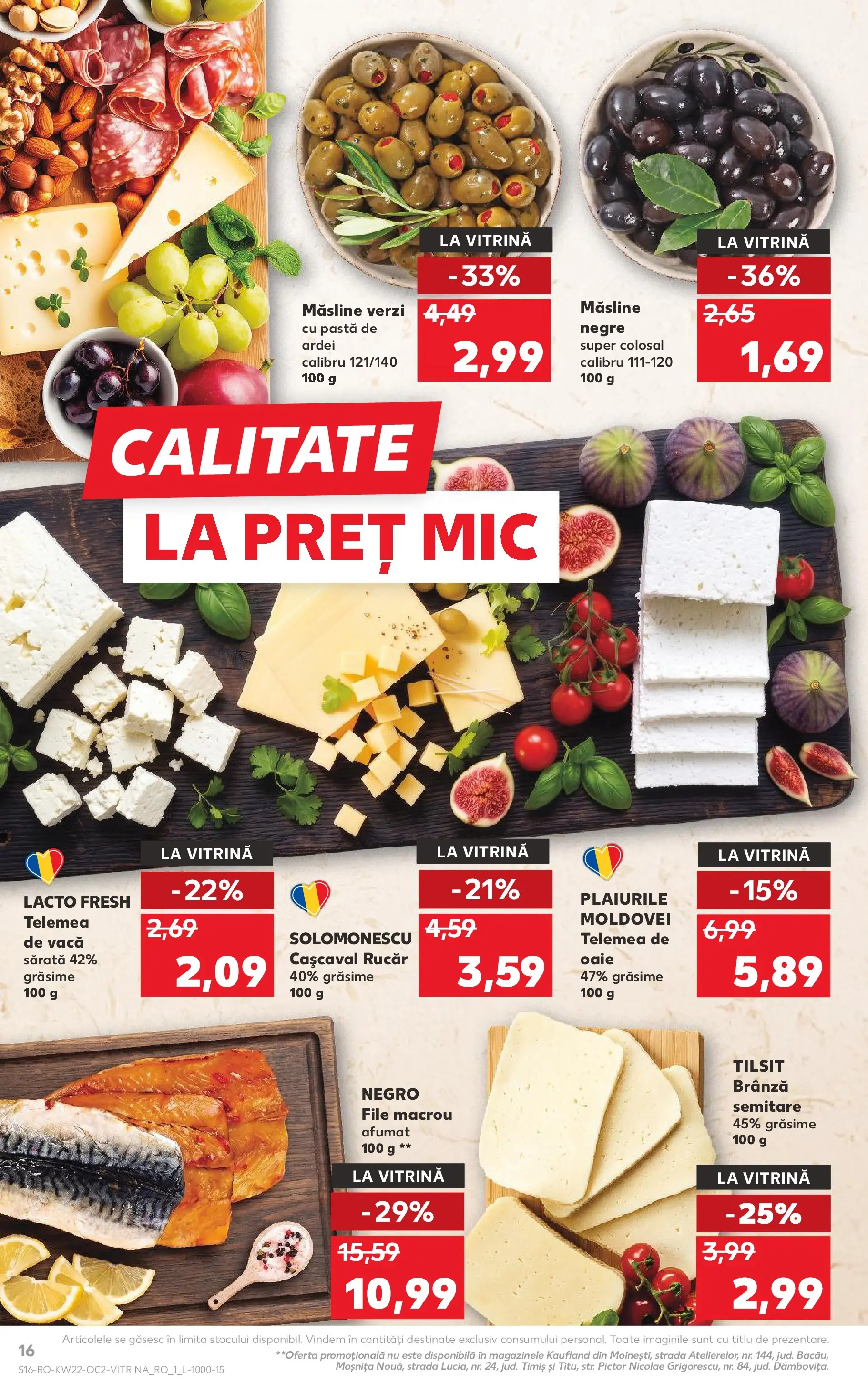 Catalog Kaufland 27 Mai - 1 Iunie 2026 | Pagina 16 | Produse: Hijyenik ped, Vitrină, Ardei, Brânză