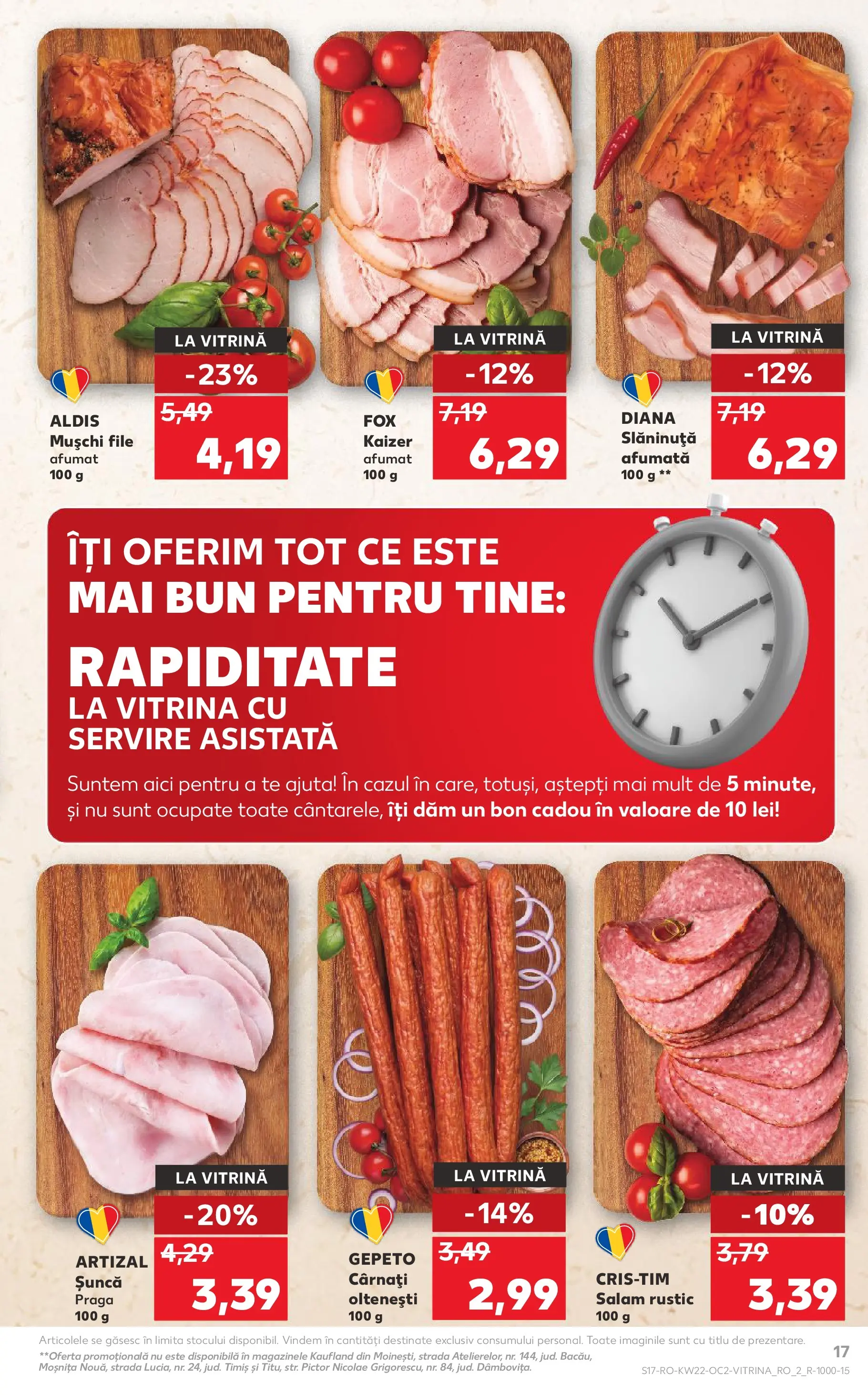 Catalog Kaufland 27 Mai - 1 Iunie 2026 | Pagina 17 | Produse: Bacon, Salam, Șuncă, Cârnați