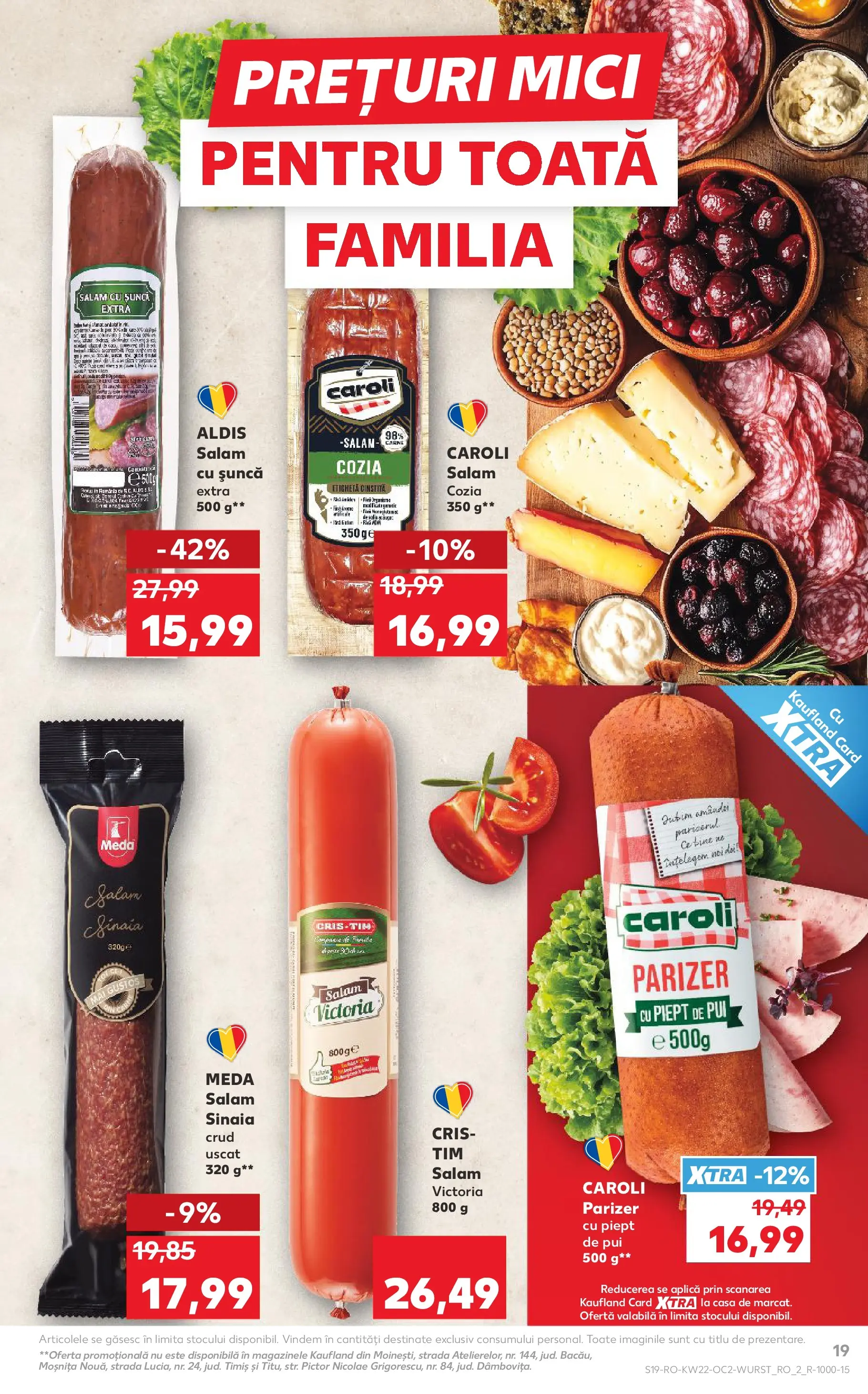 Catalog Kaufland 27 Mai - 1 Iunie 2026 | Pagina 19 | Produse: Hacıyatmaz Kedi Oyuncağı, Salam, Șuncă, Parizer