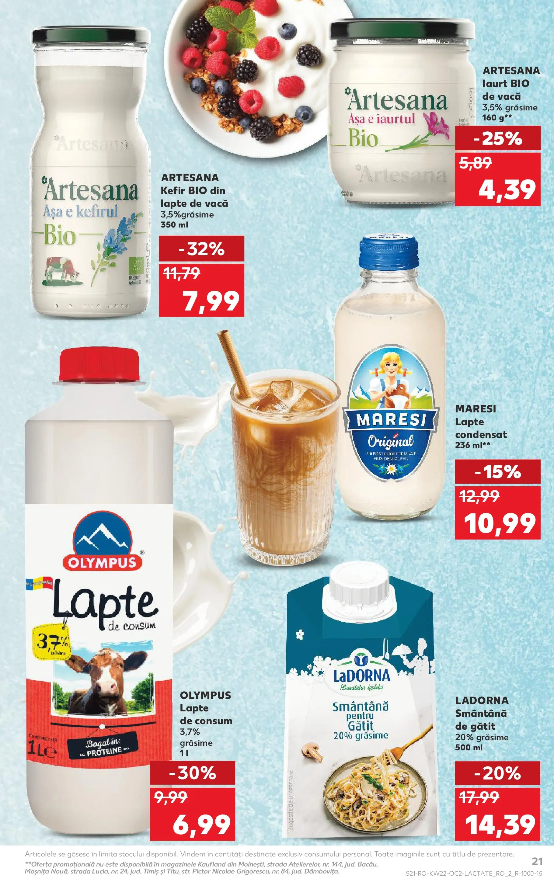 Catalog Kaufland 27 Mai - 1 Iunie 2026 | Pagina 21 | Produse: Şerit ödül, Masaüstü kılıfı, Lapte, Kefir