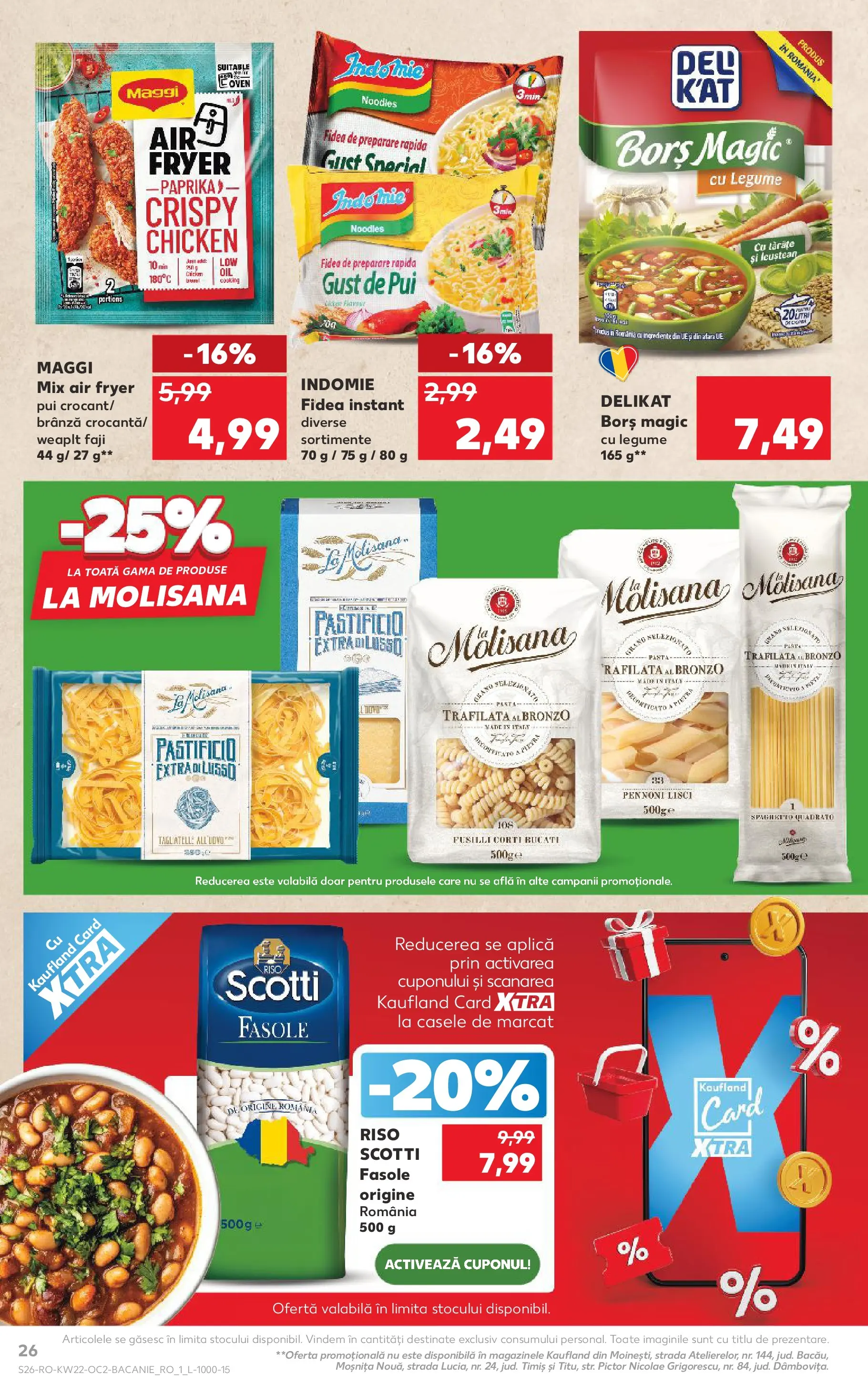 Catalog Kaufland 27 Mai - 1 Iunie 2026 | Pagina 26 | Produse: Hacıyatmaz Kedi Oyuncağı, Brânză, Noodles, Legume