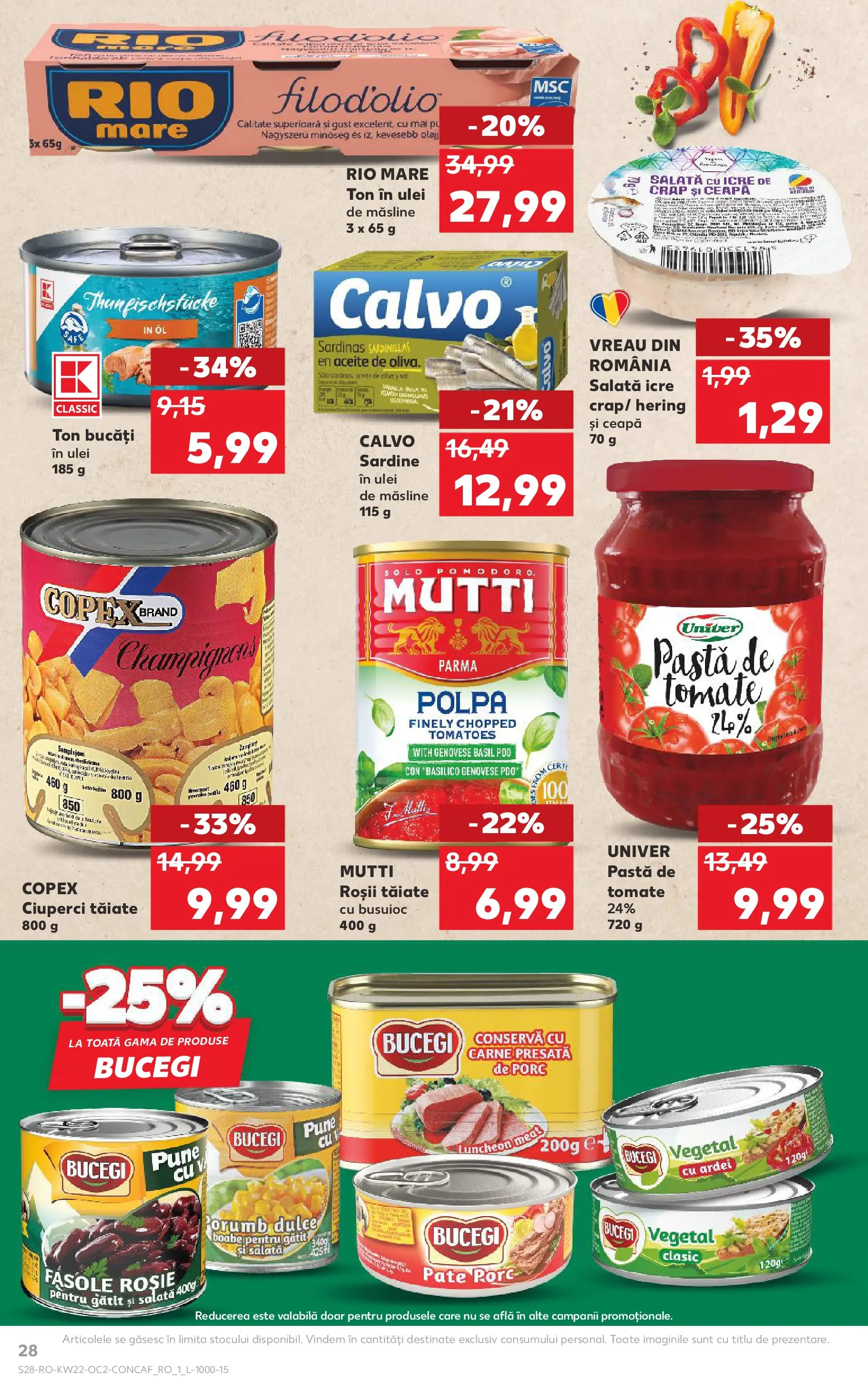Catalog Kaufland 27 Mai - 1 Iunie 2026 | Pagina 28 | Produse: Măsline, Ulei, Porumb, Ceapă