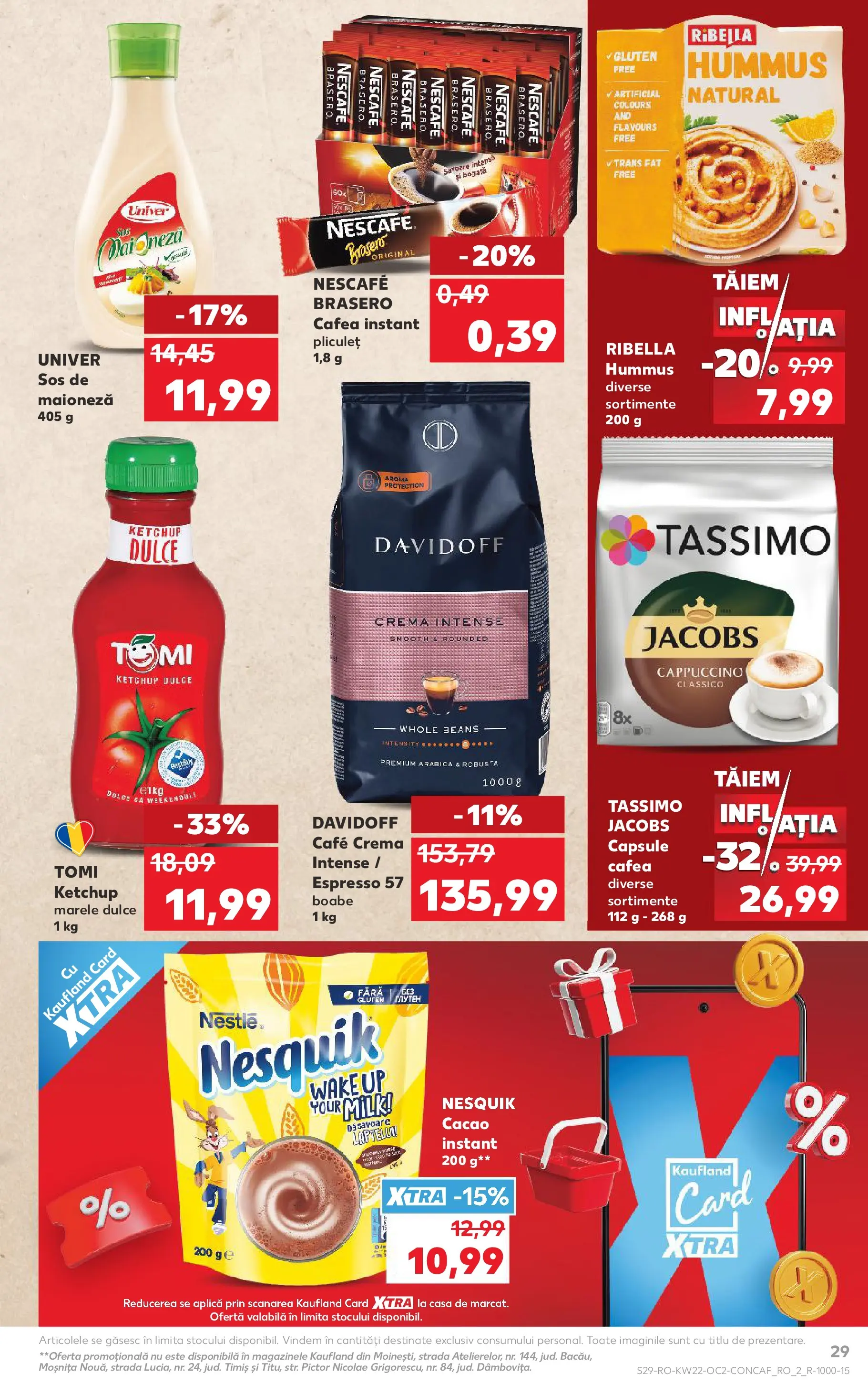 Catalog Kaufland 27 Mai - 1 Iunie 2026 | Pagina 29 | Produse: Cremă, Ketchup, Cacao, Maioneză