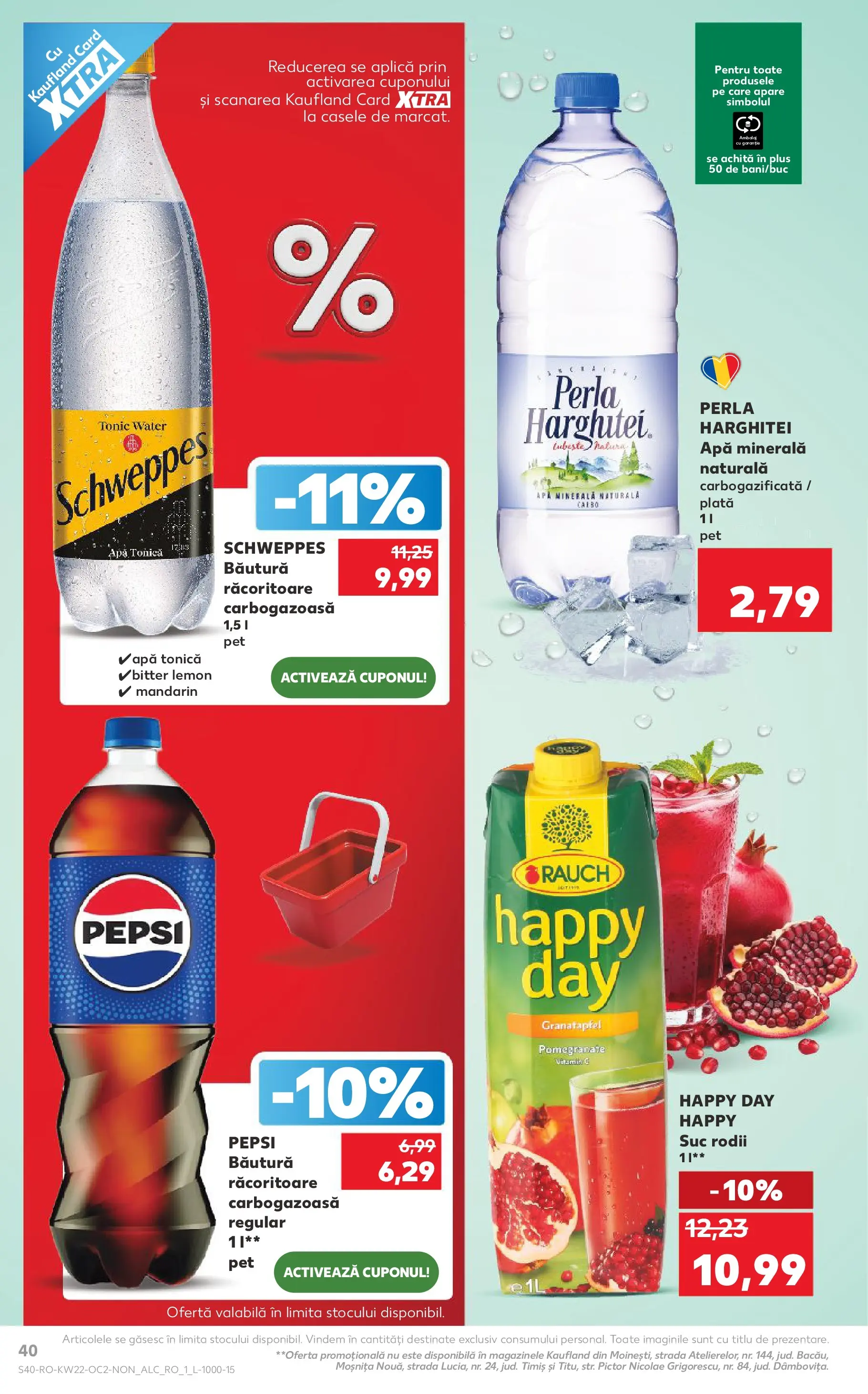 Catalog Kaufland 27 Mai - 1 Iunie 2026 | Pagina 40 | Produse: Yazı tahtası kalemi, Suc, Apă