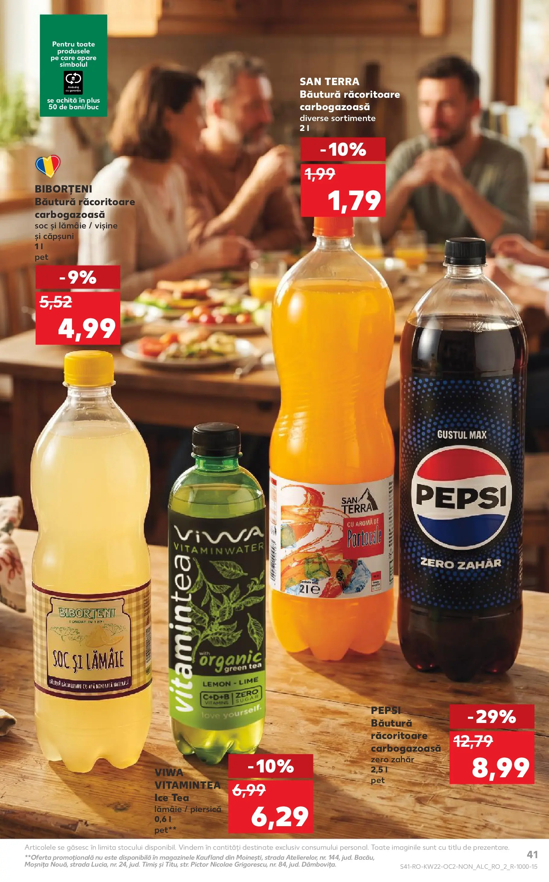 Catalog Kaufland 27 Mai - 1 Iunie 2026 | Pagina 41 | Produse: Piersică, Ice tea, Zahăr, Lămâie