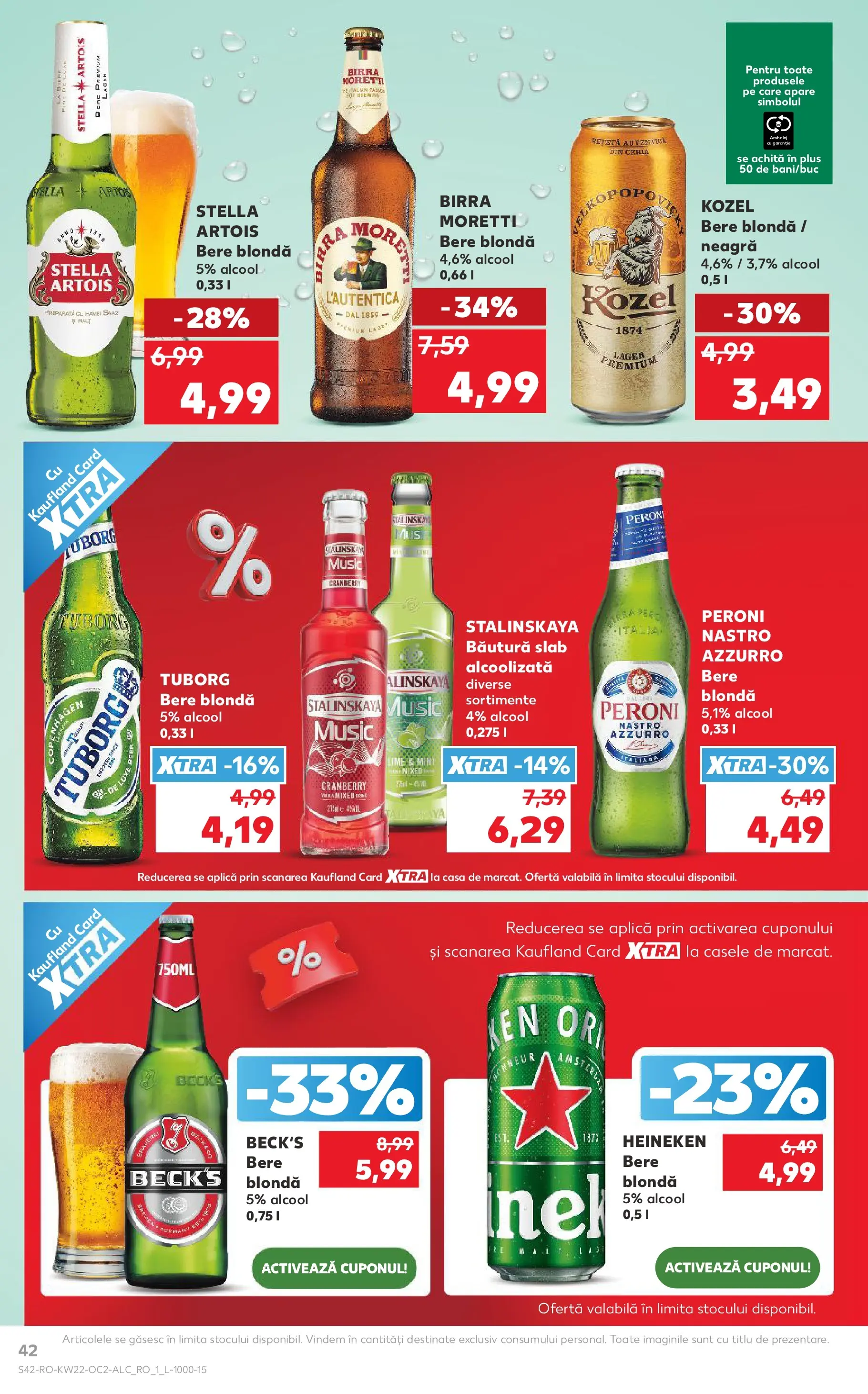 Catalog Kaufland 27 Mai - 1 Iunie 2026 | Pagina 42 | Produse: Lime, Bere