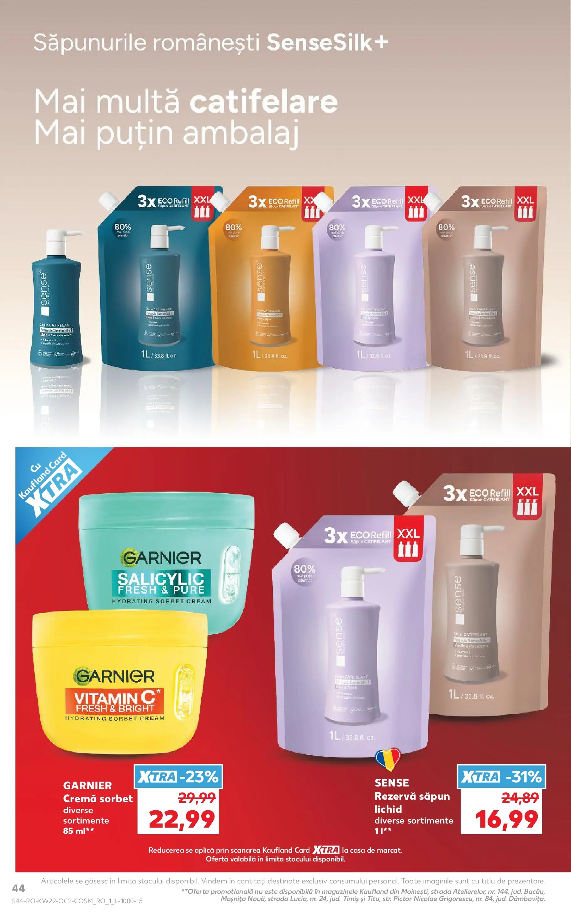 Catalog Kaufland 27 Mai - 1 Iunie 2026 | Pagina 44 | Produse: Cremă, Săpun, Săpun lichid, Rezervă săpun