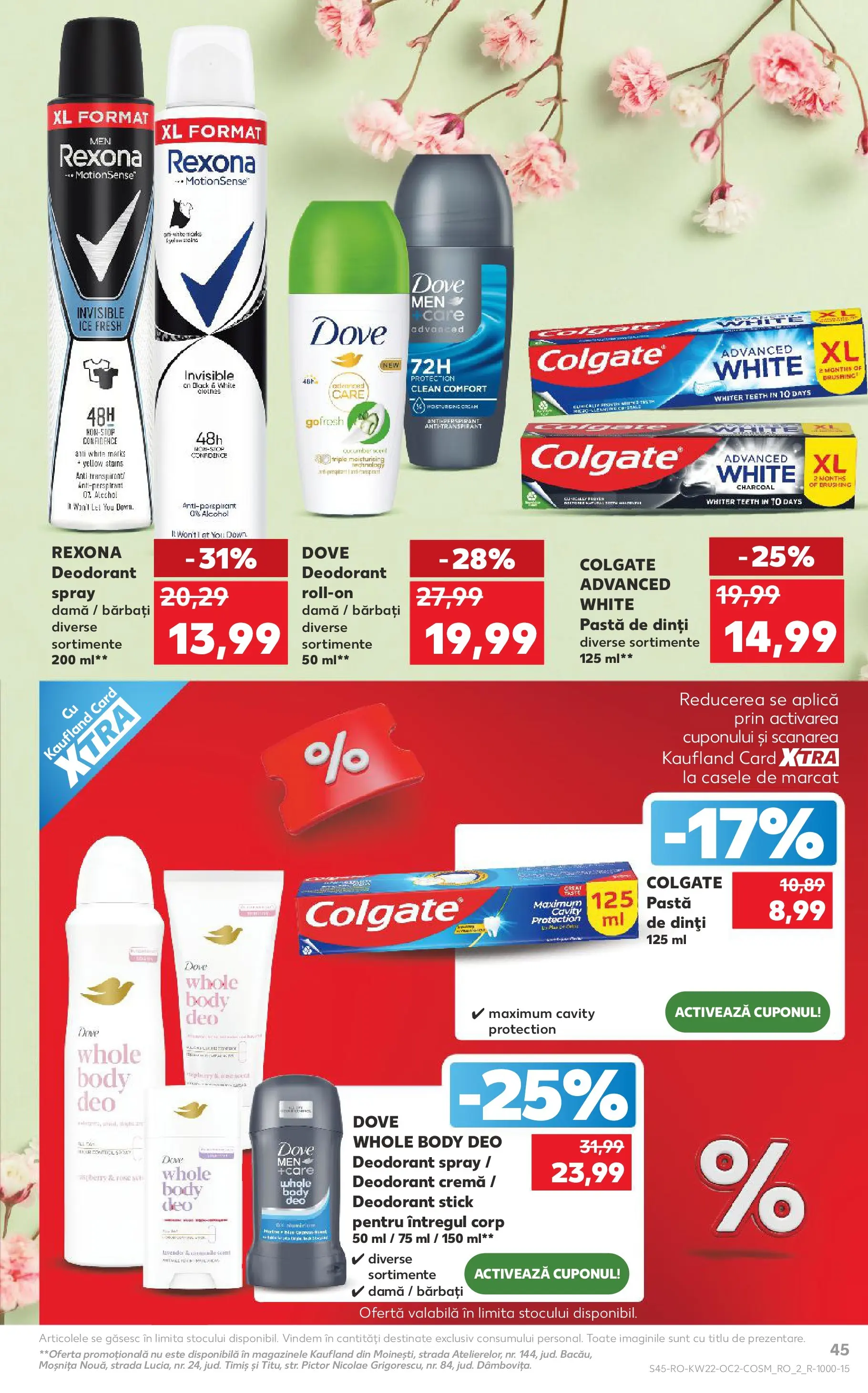 Catalog Kaufland 27 Mai - 1 Iunie 2026 | Pagina 45 | Produse: Body, Cremă, Deodorant, Antiperspirant