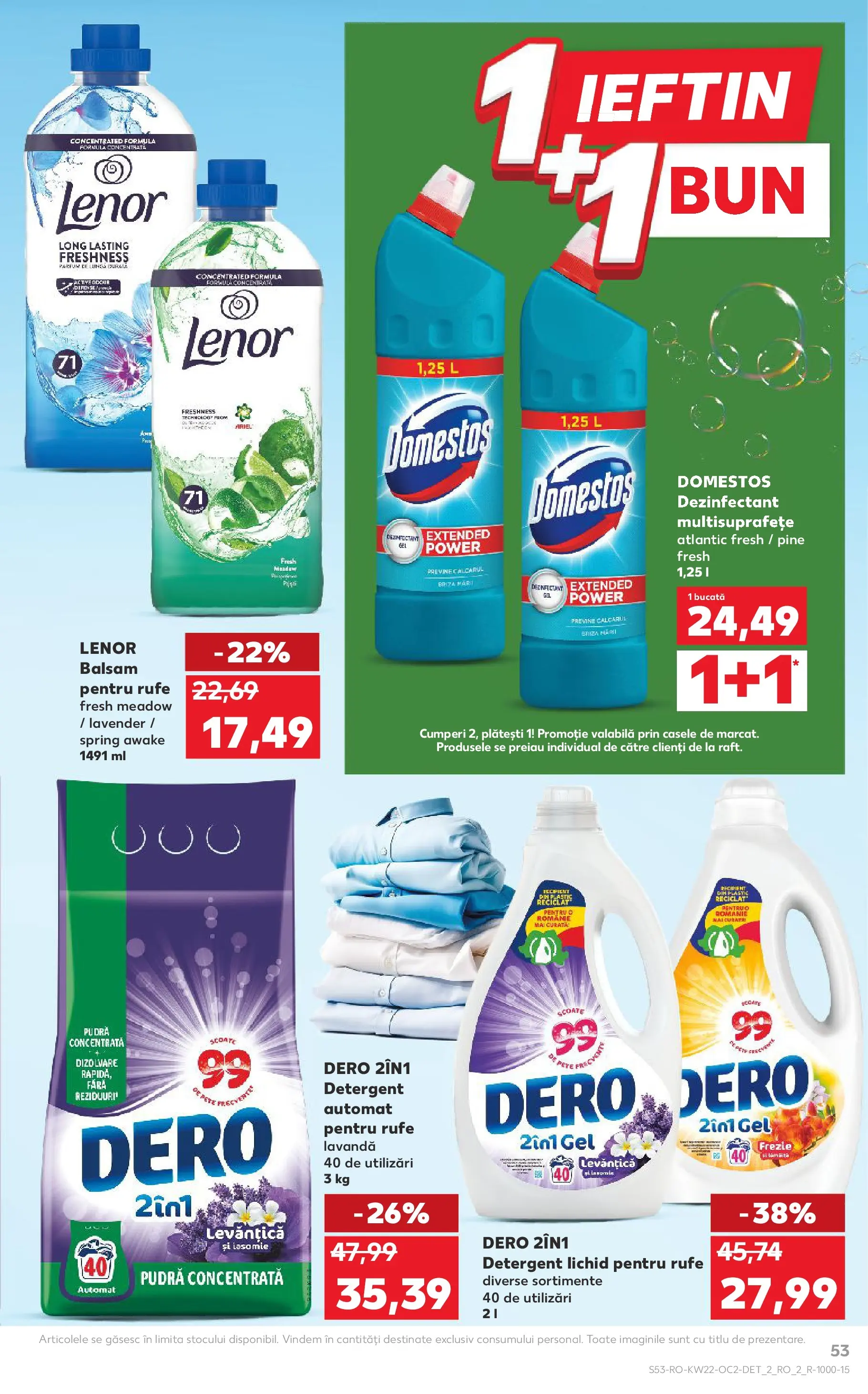 Catalog Kaufland 27 Mai - 1 Iunie 2026 | Pagina 53 | Produse: Kedi Ödül Oyuncakları, Pudră, Yorgan, Detergent
