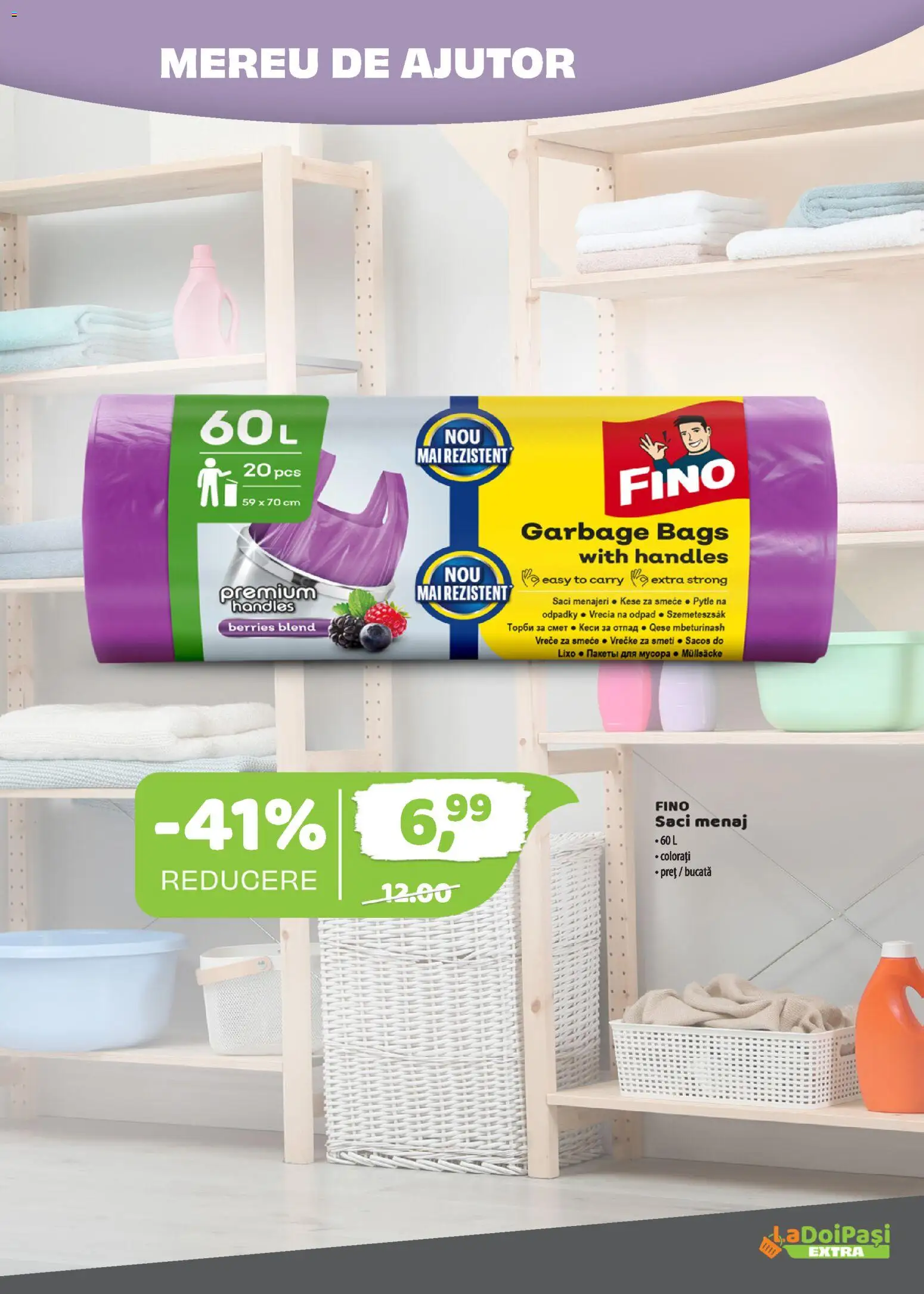 Catalog La Doi Pași 16 - 30 Mai 2026 | Pagina 12 | Produse: Saci menajeri