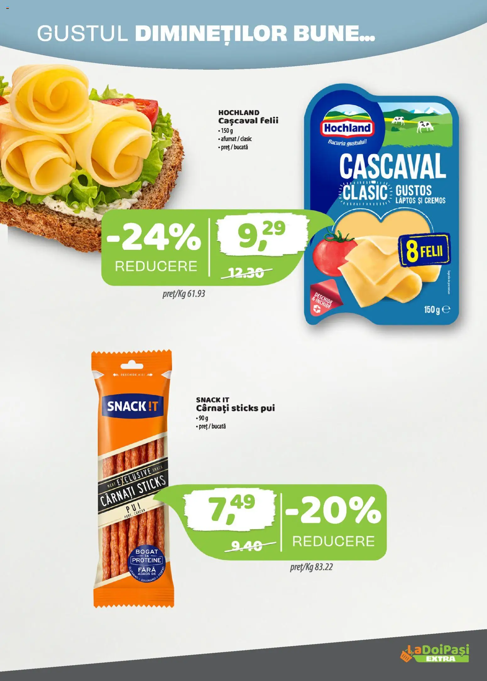 Catalog La Doi Pași 16 - 30 Mai 2026 | Pagina 4 | Produse: Masaüstü kılıfı, Hacıyatmaz Kedi Oyuncağı, Cașcaval, Cârnați