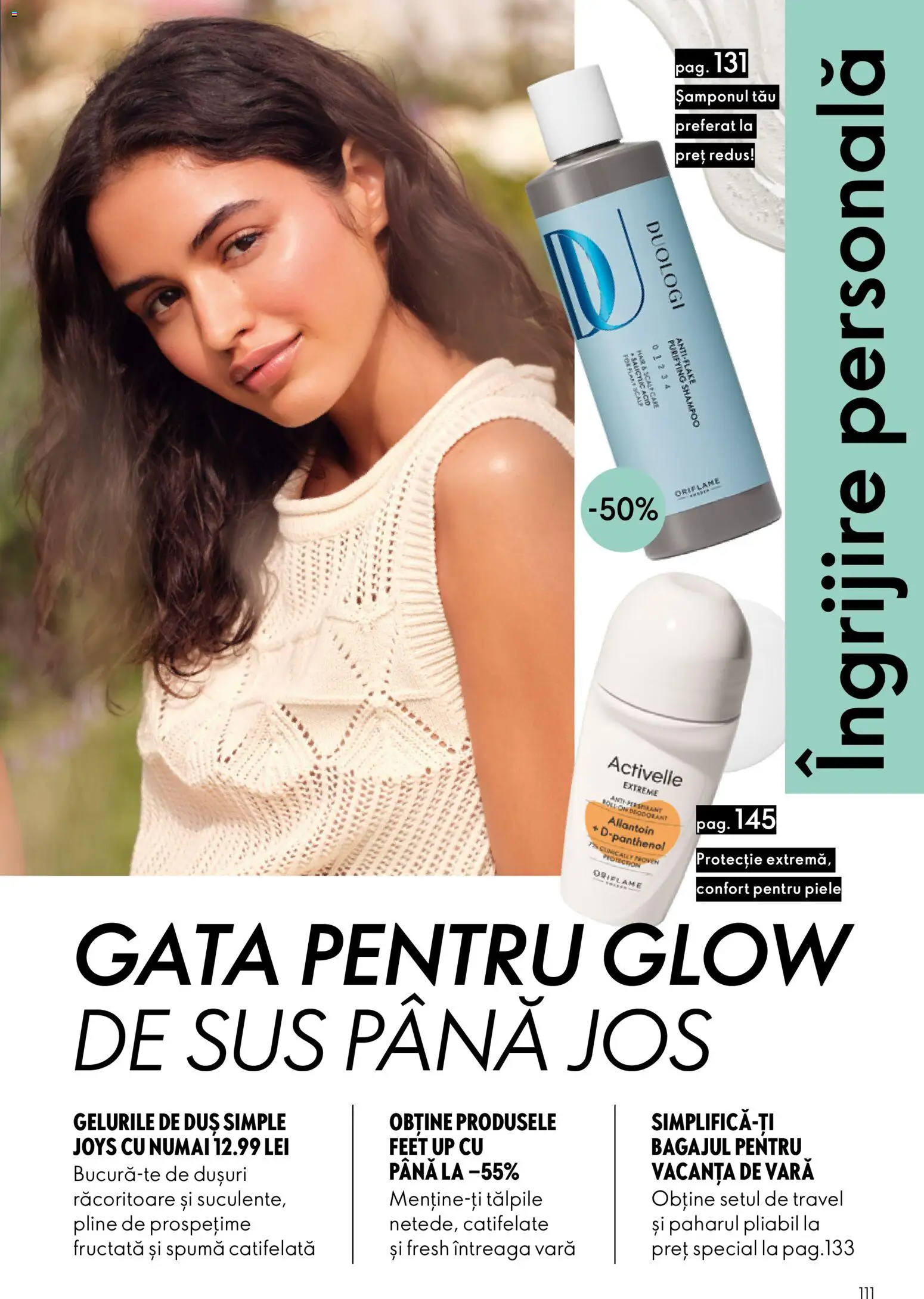 Catalog Oriflame 17 Iunie - 6 Iulie 2026 | Pagina 111 | Produse: Duș, Antiperspirant