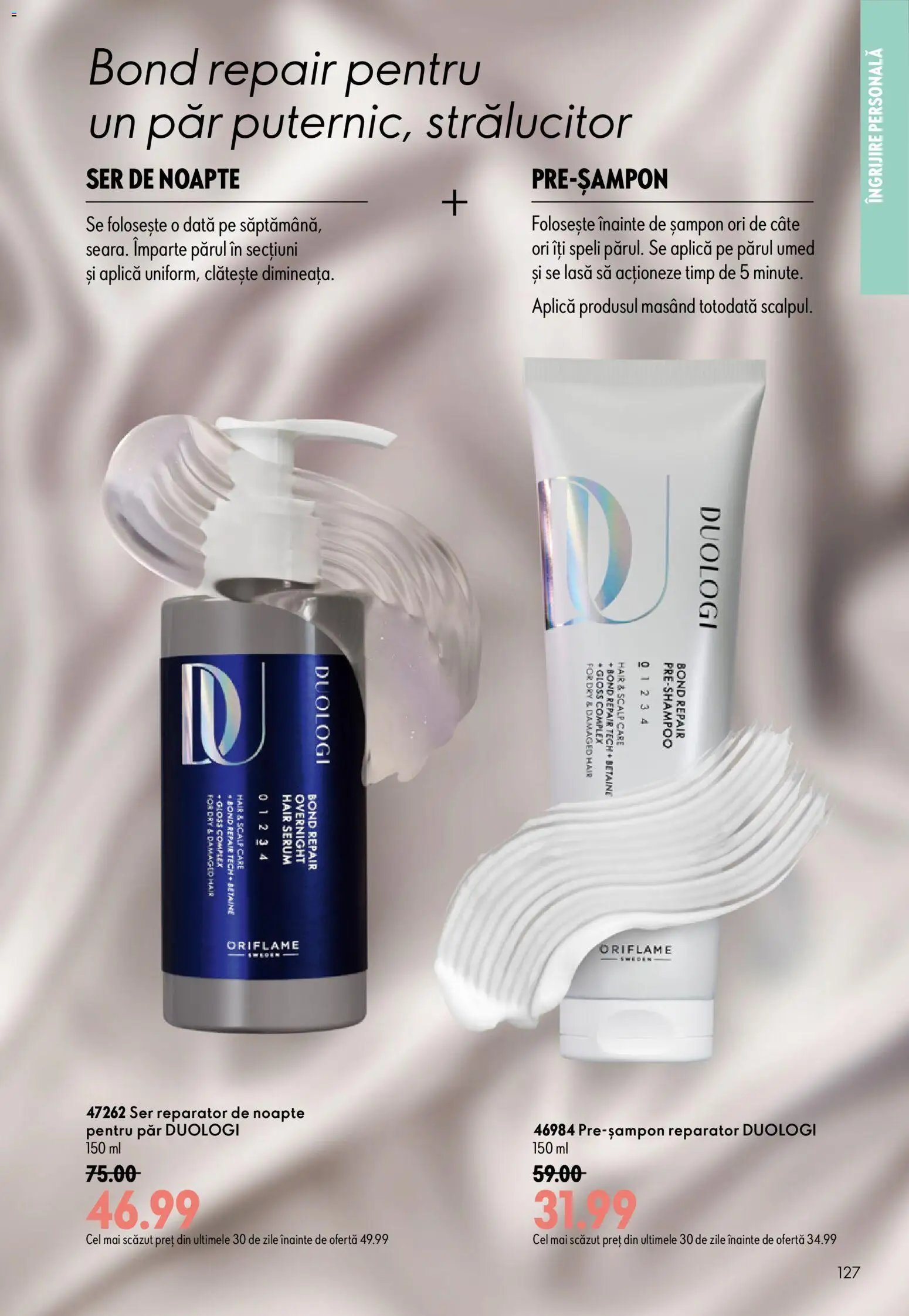 Catalog Oriflame 17 Iunie - 6 Iulie 2026 | Pagina 127 | Produse: Serum, Șampon