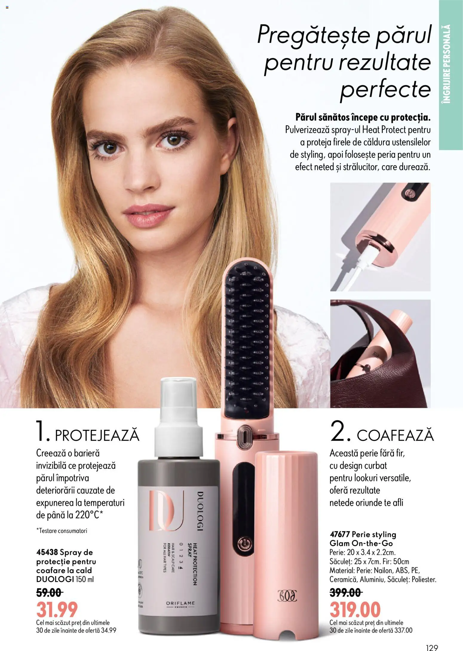 Catalog Oriflame 17 Iunie - 6 Iulie 2026 | Pagina 129 | Produse: Perie
